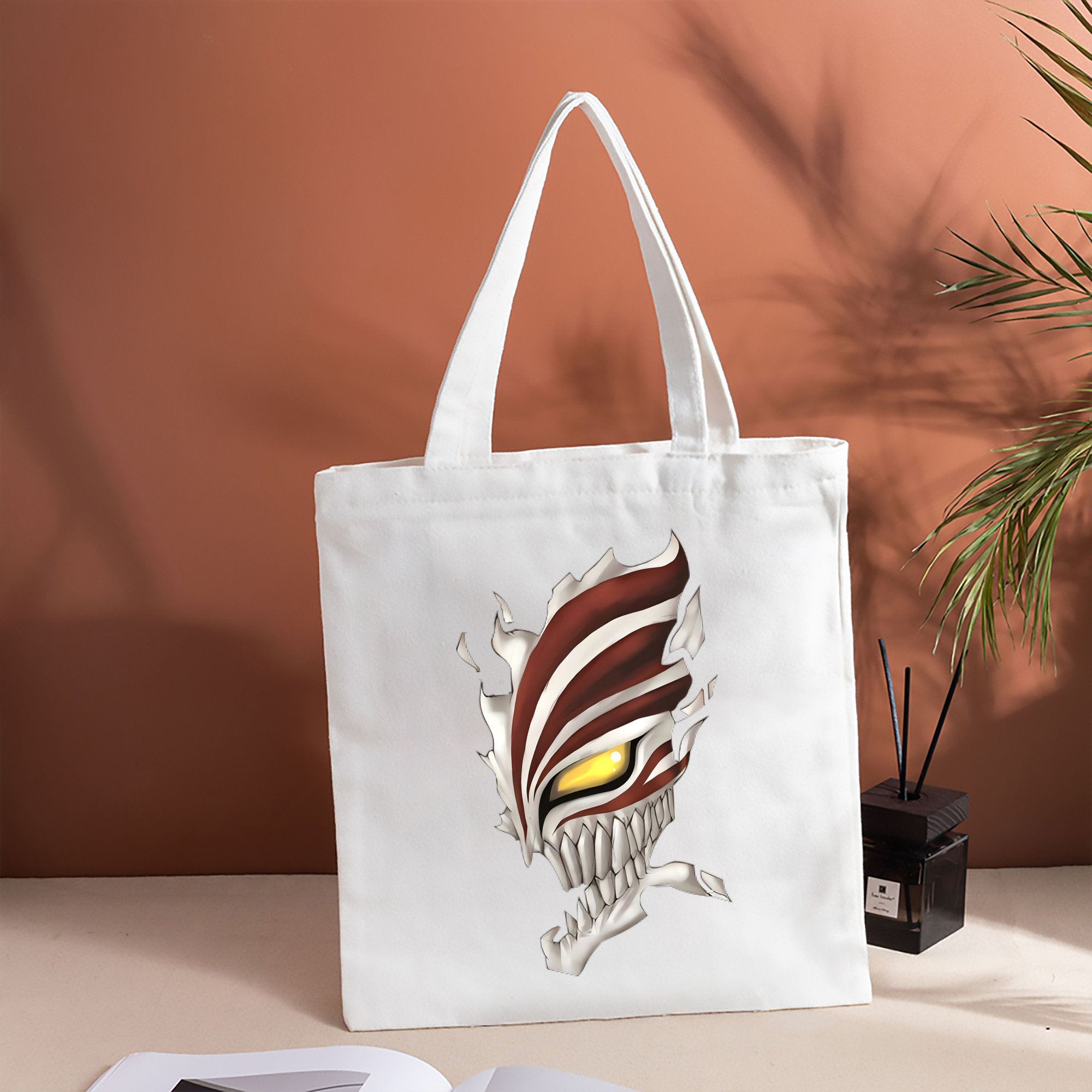 ブリーチ 黒崎一護（くろさき いちご）BLEACH Kurosaki Ichigo 縦型キャンバス生地手提げバッグ　トートバッグ