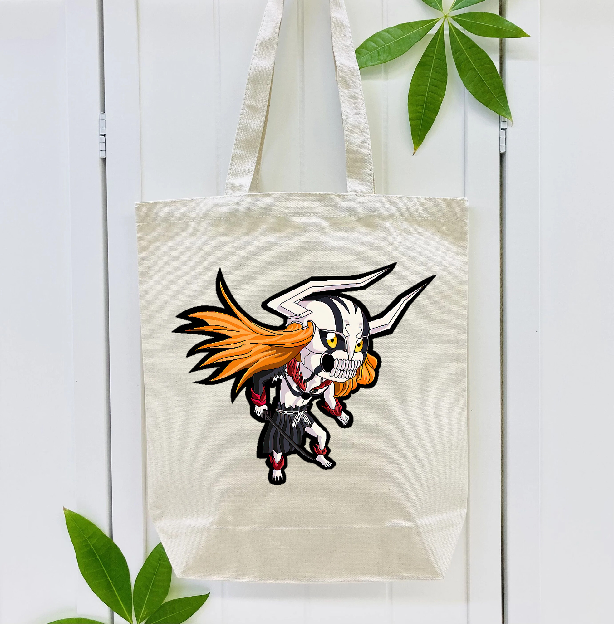 ブリーチ 黒崎一護（くろさき いちご）BLEACH Kurosaki Ichigo 縦型キャンバス生地手提げバッグ　トートバッグ