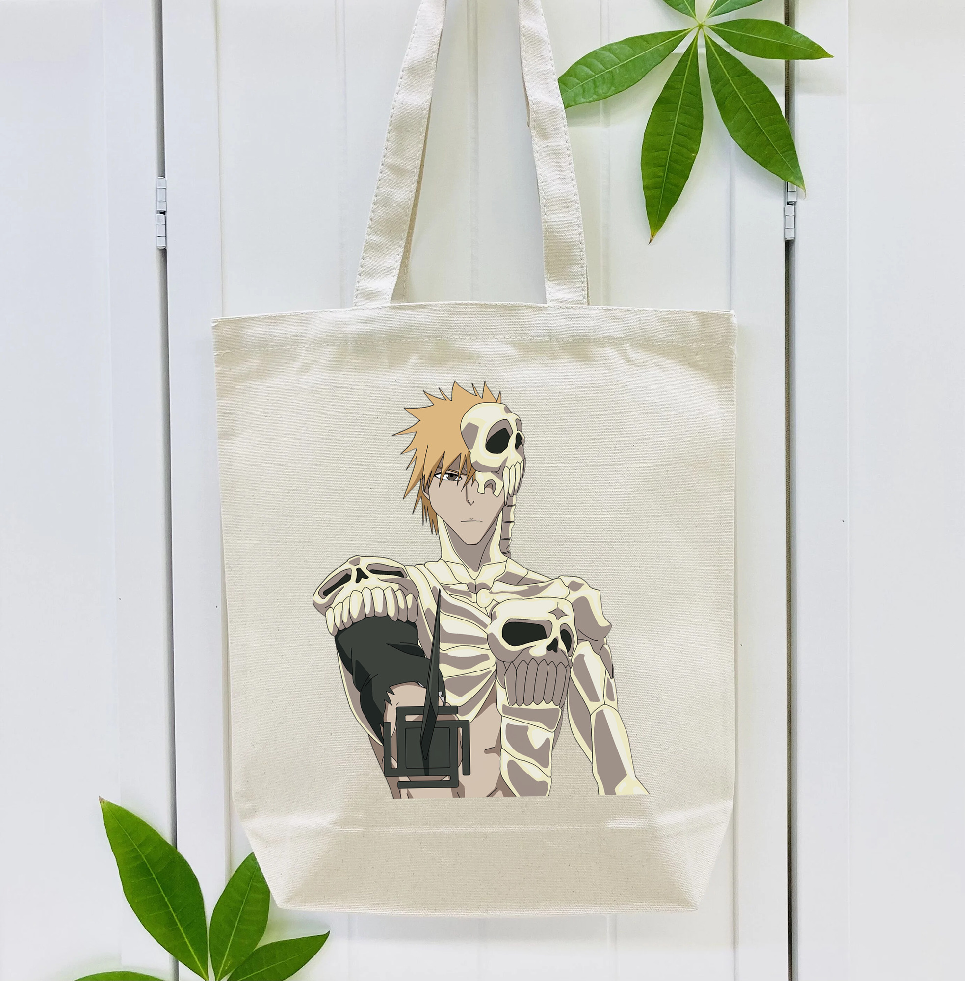 ブリーチ 黒崎一護（くろさき いちご）BLEACH Kurosaki Ichigo 縦型キャンバス生地手提げバッグ　トートバッグ