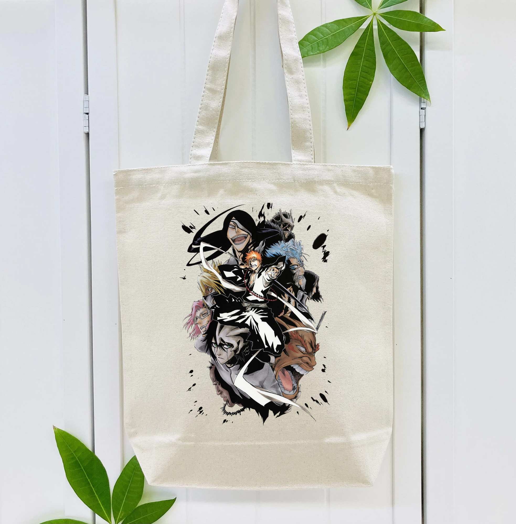 ブリーチ 黒崎一護（くろさき いちご）BLEACH Kurosaki Ichigo 縦型キャンバス生地手提げバッグ　トートバッグ