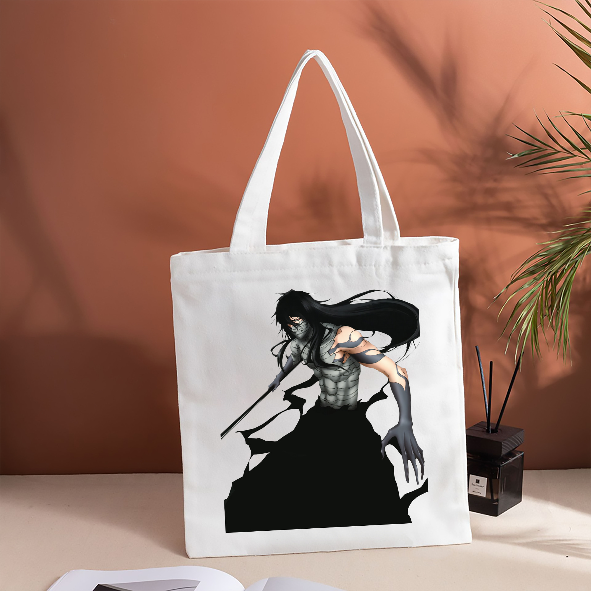 ブリーチ 黒崎一護（くろさき いちご）BLEACH Kurosaki Ichigo 縦型キャンバス生地手提げバッグ　トートバッグ