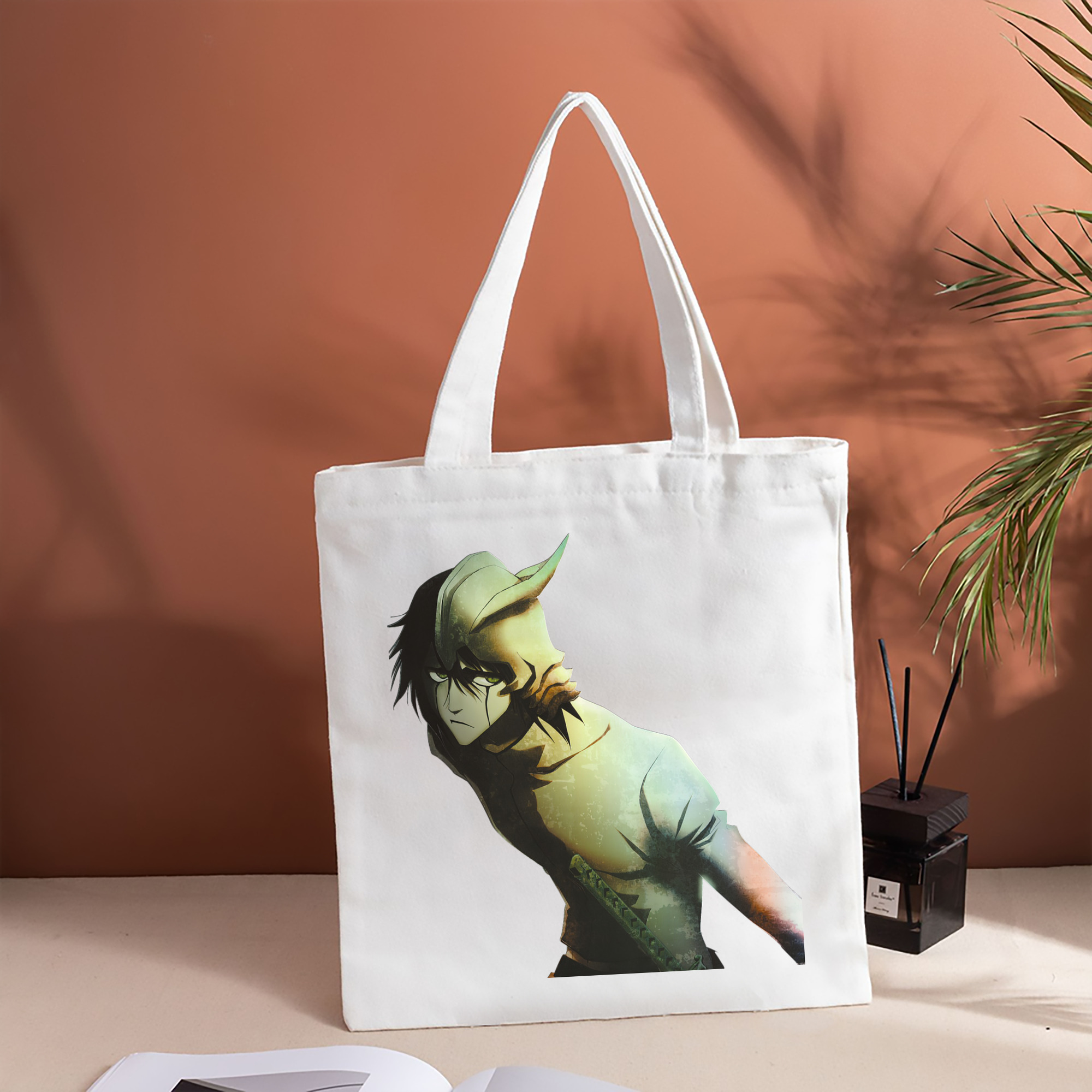 ブリーチ ウルキオラ·シファー BLEACH Ulquiorra cifer 縦型キャンバス生地手提げバッグ　トートバッグ