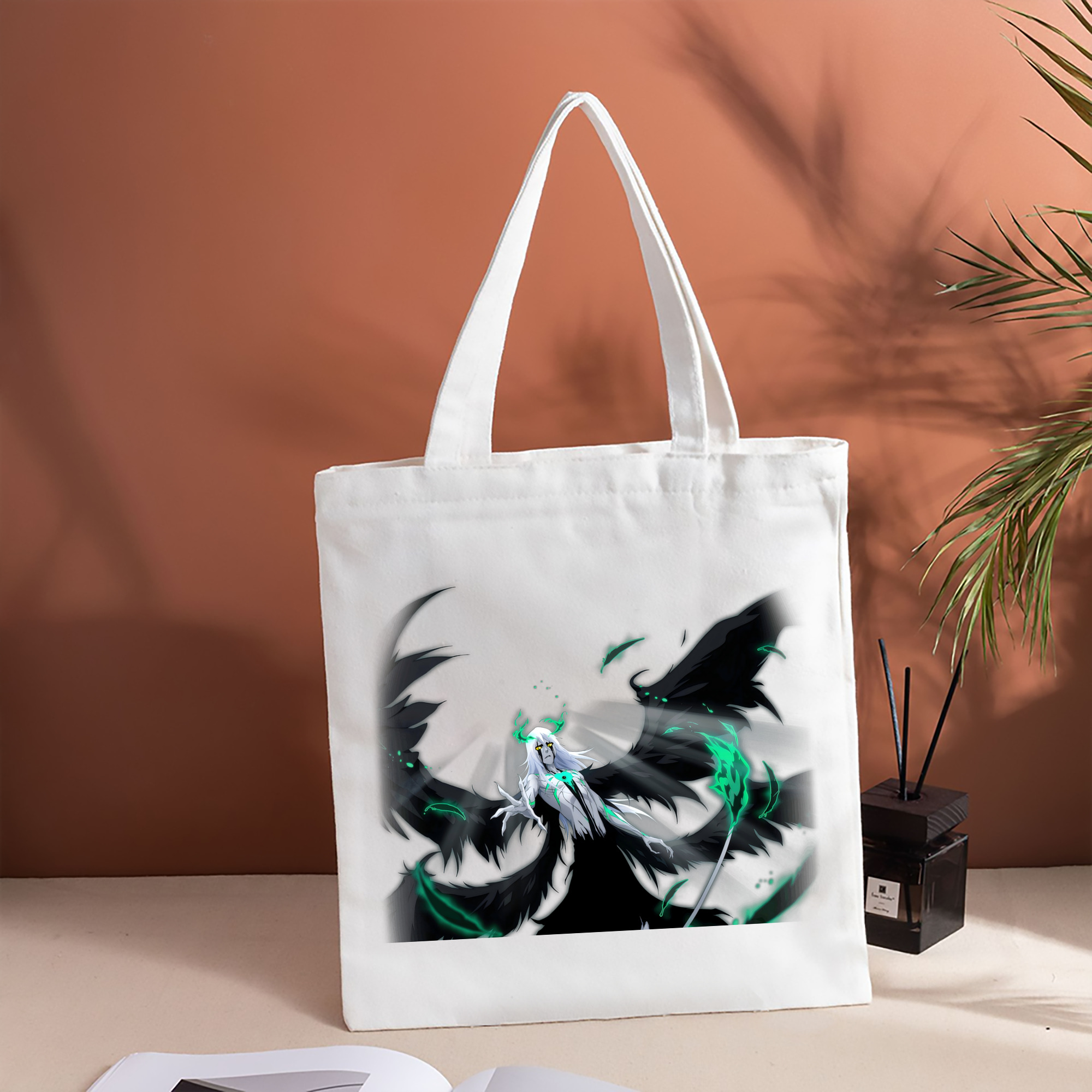 ブリーチ ウルキオラ·シファー BLEACH Ulquiorra cifer 縦型キャンバス生地手提げバッグ　トートバッグ