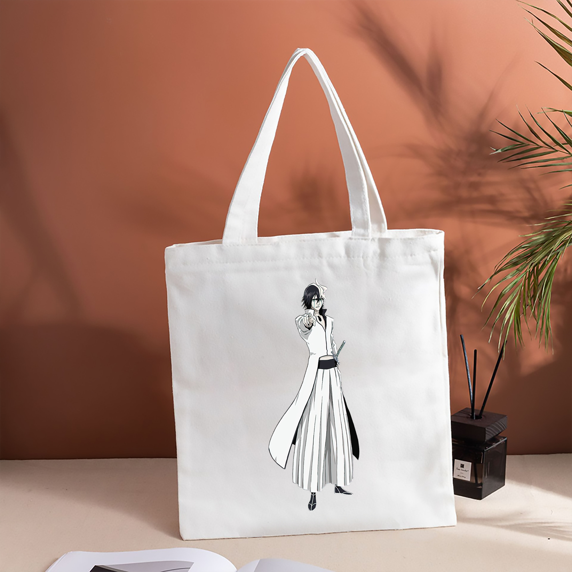 ブリーチ ウルキオラ·シファー BLEACH Ulquiorra cifer 縦型キャンバス生地手提げバッグ　トートバッグ
