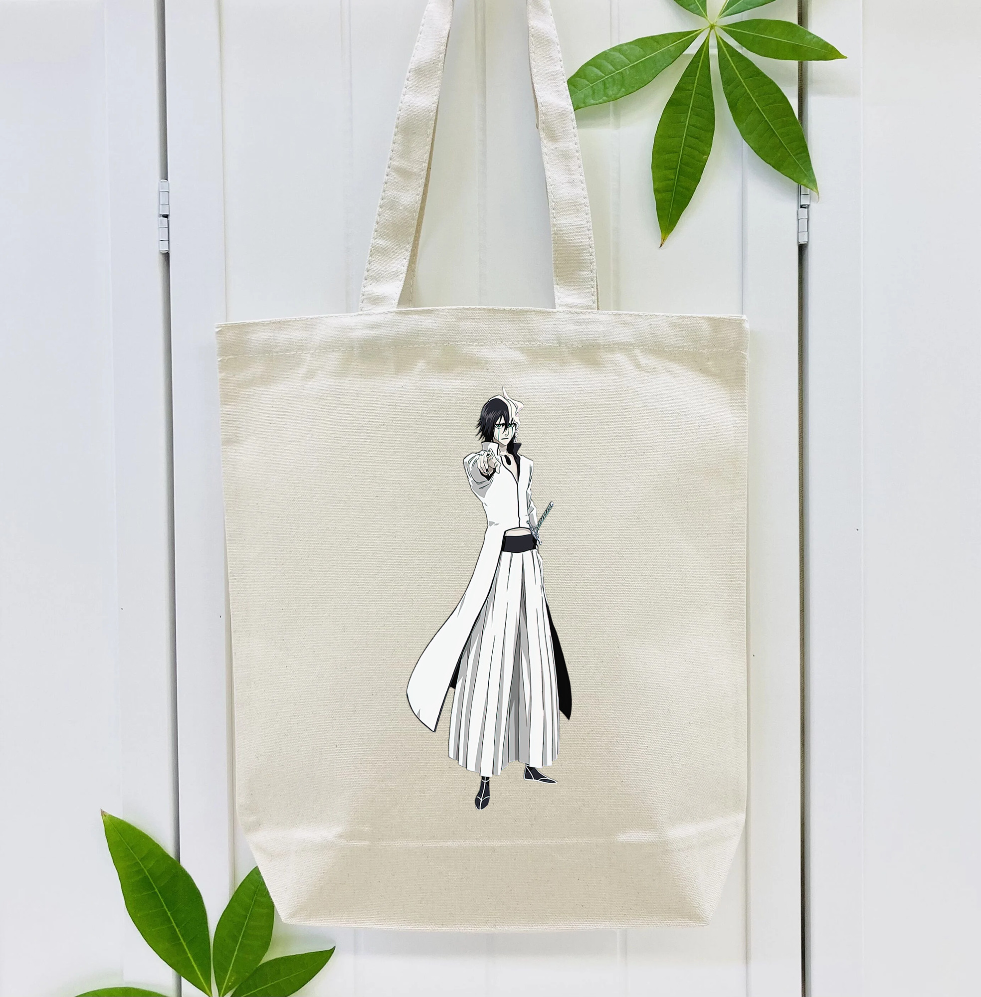 ブリーチ ウルキオラ·シファー BLEACH Ulquiorra cifer 縦型キャンバス生地手提げバッグ　トートバッグ