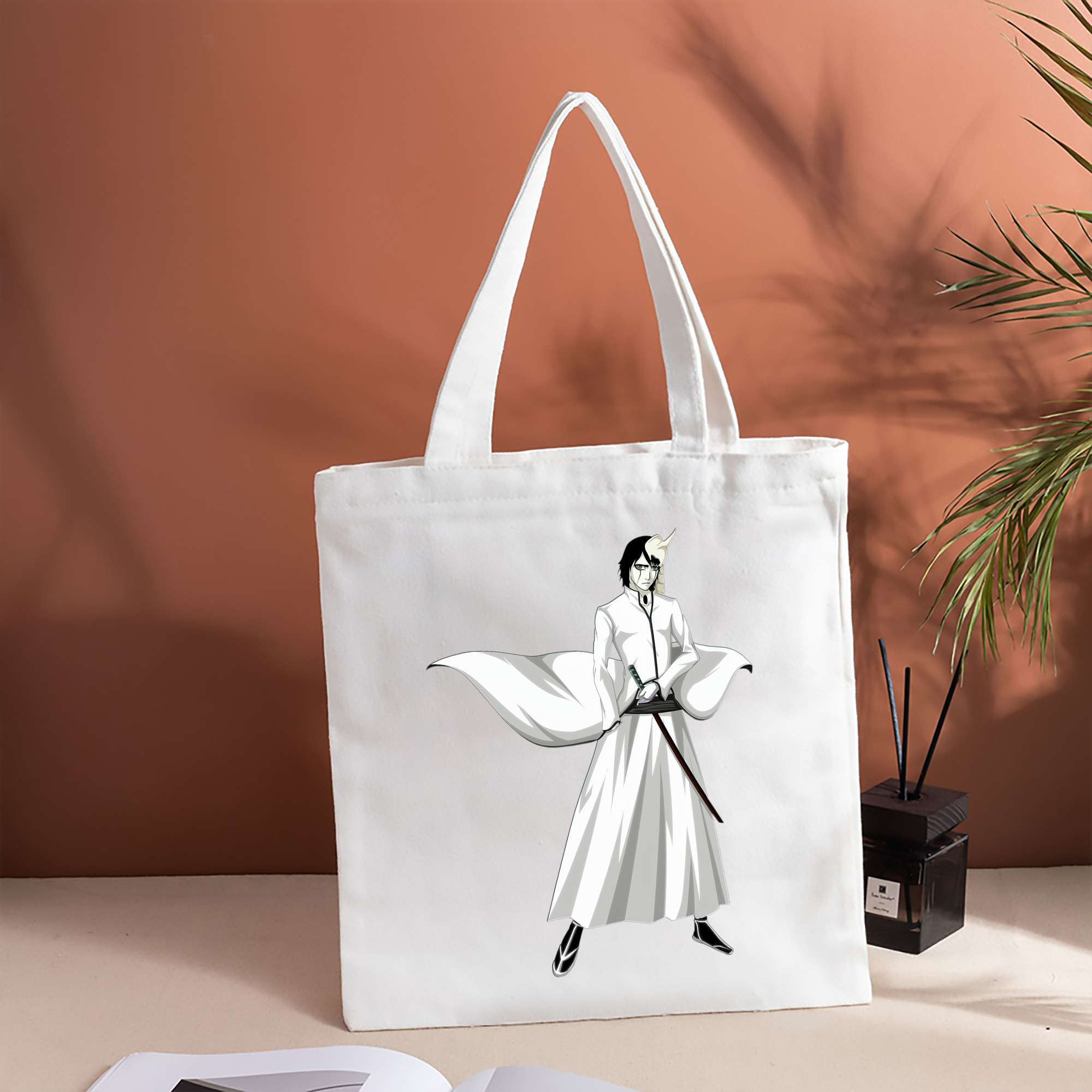 ブリーチ ウルキオラ·シファー BLEACH Ulquiorra cifer 縦型キャンバス生地手提げバッグ　トートバッグ