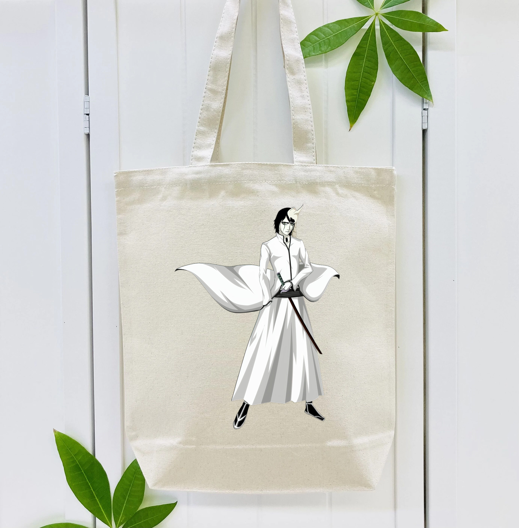 ブリーチ ウルキオラ·シファー BLEACH Ulquiorra cifer 縦型キャンバス生地手提げバッグ　トートバッグ
