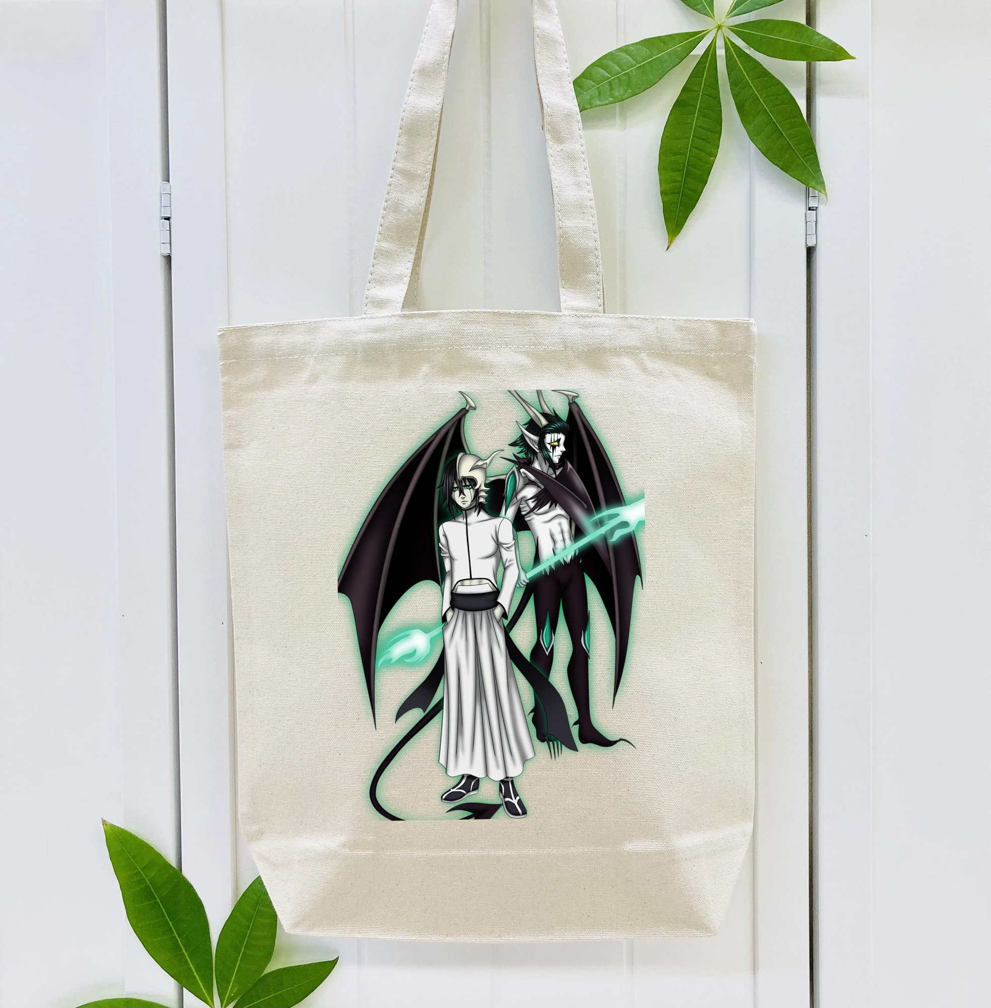 ブリーチ ウルキオラ·シファー BLEACH Ulquiorra cifer 縦型キャンバス生地手提げバッグ　トートバッグ