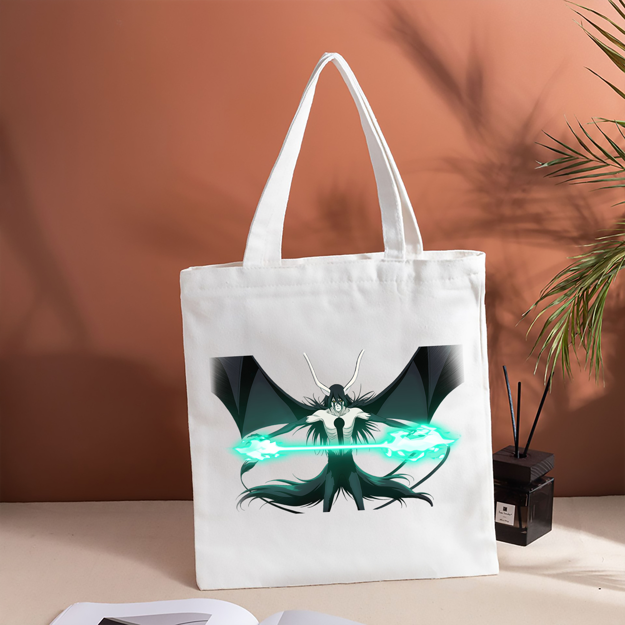 ブリーチ ウルキオラ·シファー BLEACH Ulquiorra cifer 縦型キャンバス生地手提げバッグ　トートバッグ