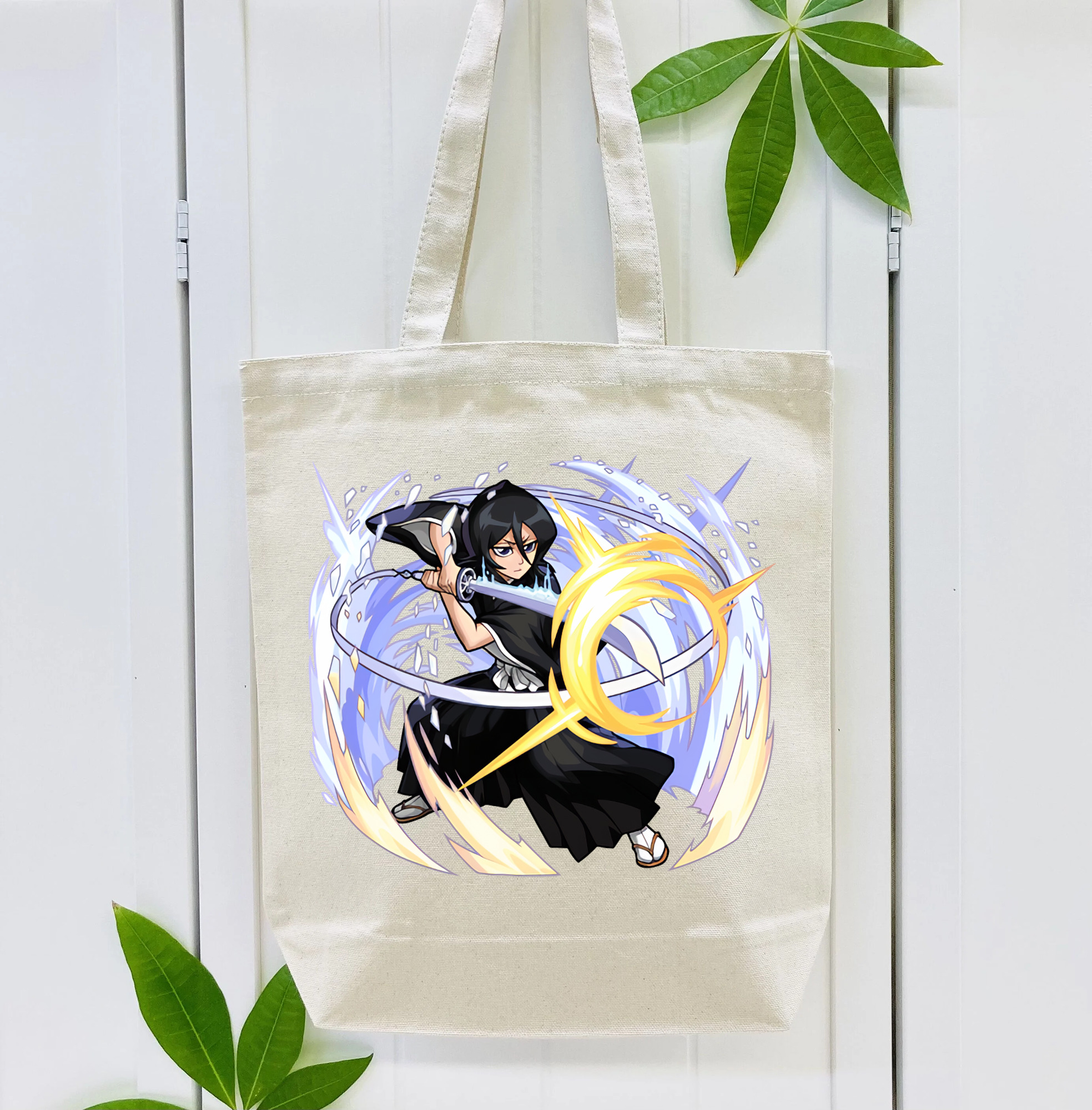 ブリーチ 朽木ルキア BLEACH Kuchiki Rukia 縦型キャンバス生地手提げバッグ　トートバッグ