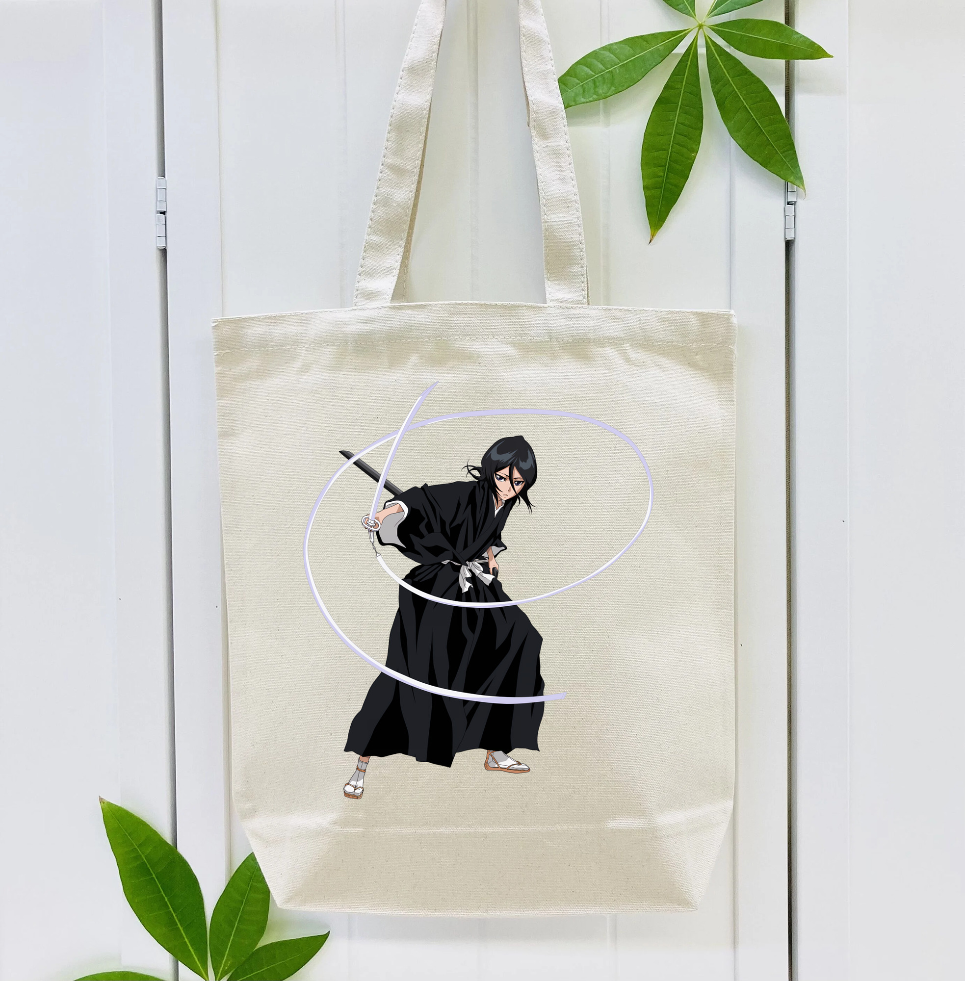 ブリーチ 朽木ルキア BLEACH Kuchiki Rukia 縦型キャンバス生地手提げバッグ　トートバッグ