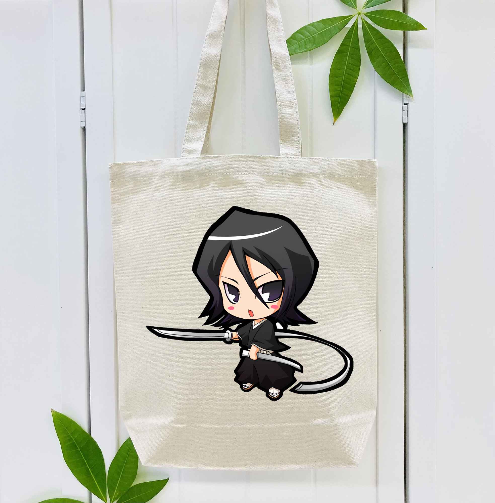 ブリーチ 朽木ルキア BLEACH Kuchiki Rukia 縦型キャンバス生地手提げバッグ　トートバッグ