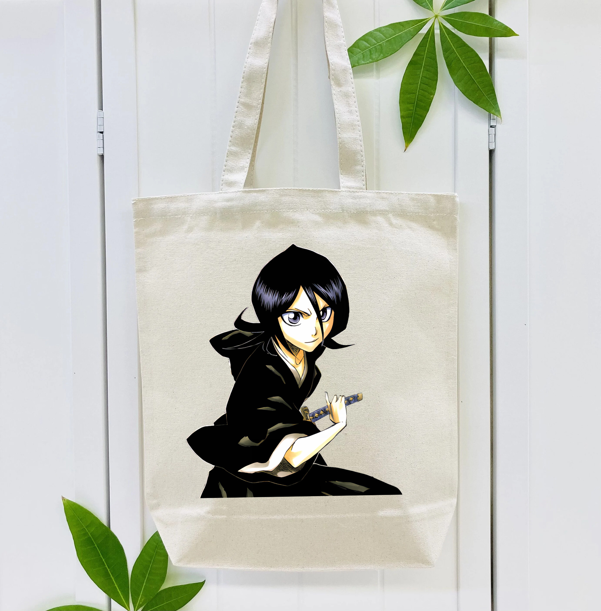 ブリーチ 朽木ルキア BLEACH Kuchiki Rukia 縦型キャンバス生地手提げバッグ　トートバッグ