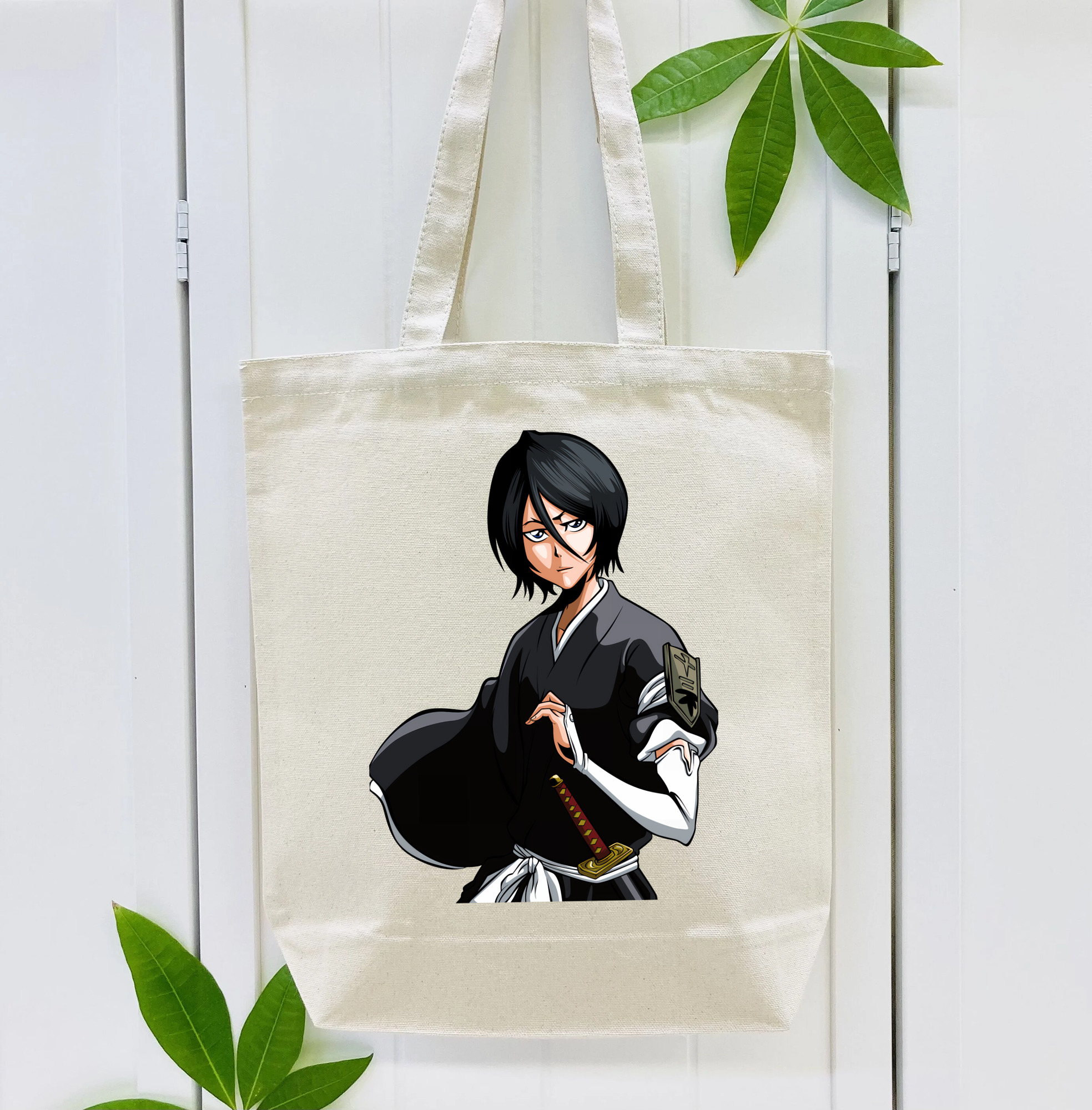 ブリーチ 朽木ルキア BLEACH Kuchiki Rukia 縦型キャンバス生地手提げバッグ　トートバッグ