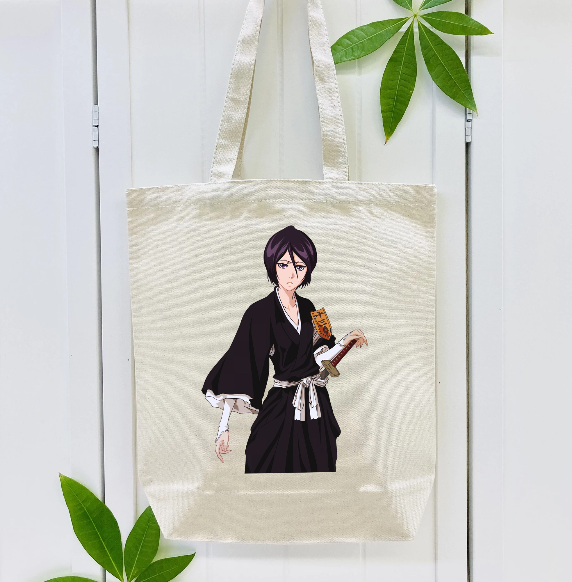 ブリーチ 朽木ルキア BLEACH Kuchiki Rukia 縦型キャンバス生地手提げバッグ　トートバッグ