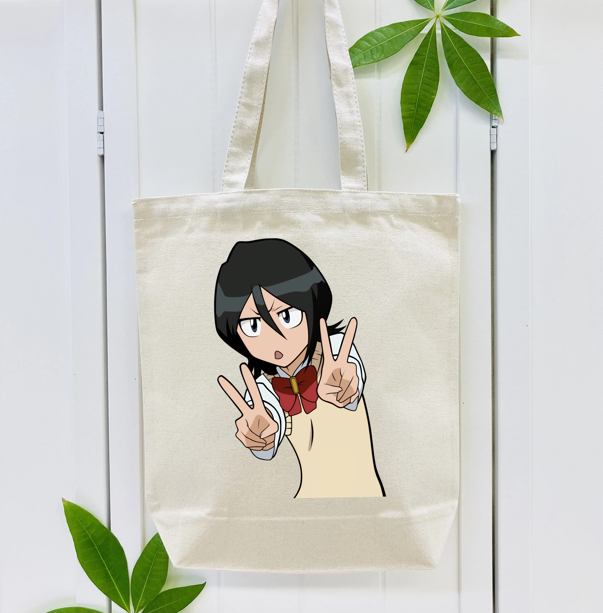 ブリーチ 朽木ルキア BLEACH Kuchiki Rukia 縦型キャンバス生地手提げバッグ　トートバッグ
