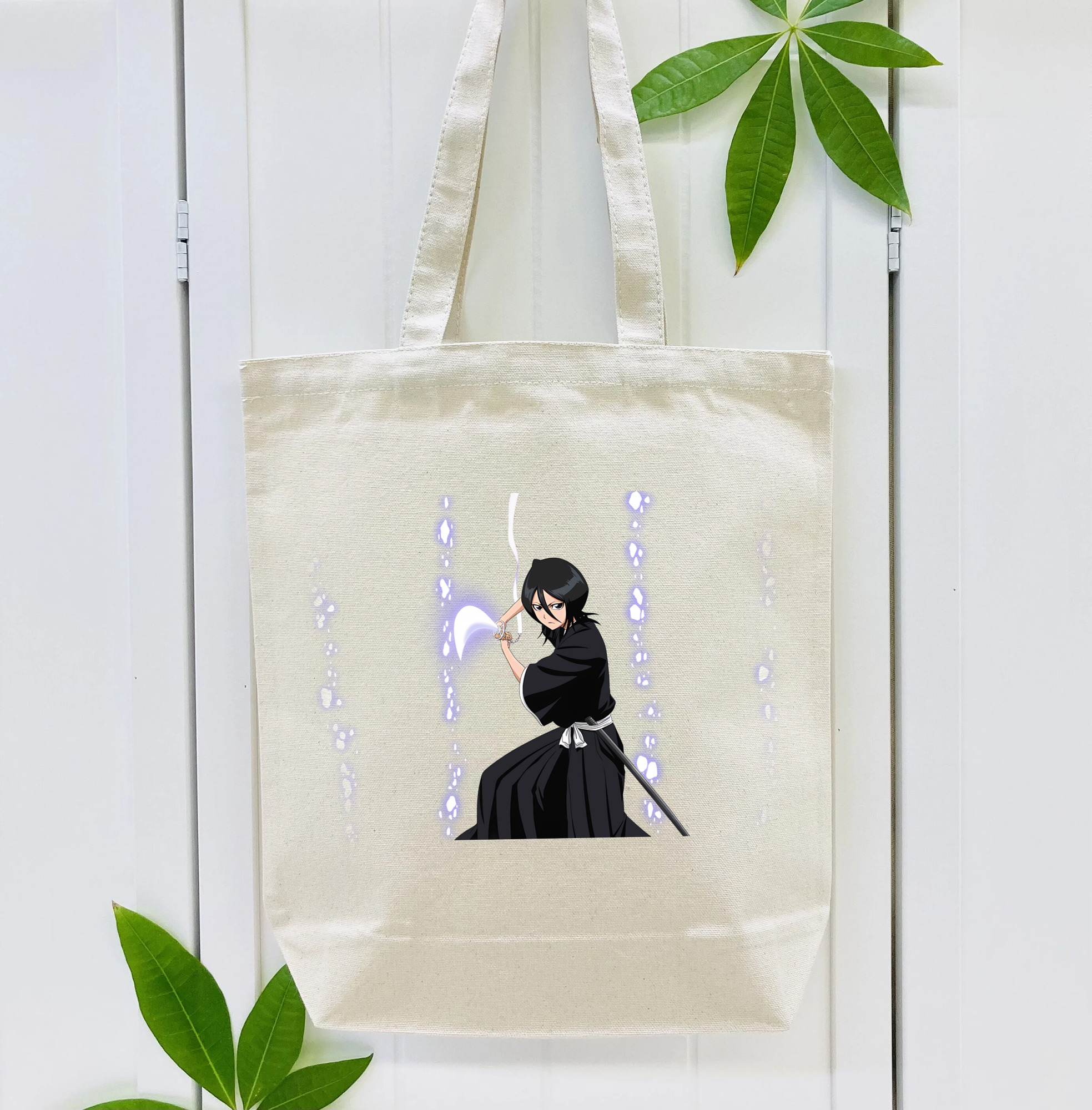 ブリーチ 朽木ルキア BLEACH Kuchiki Rukia 縦型キャンバス生地手提げバッグ　トートバッグ