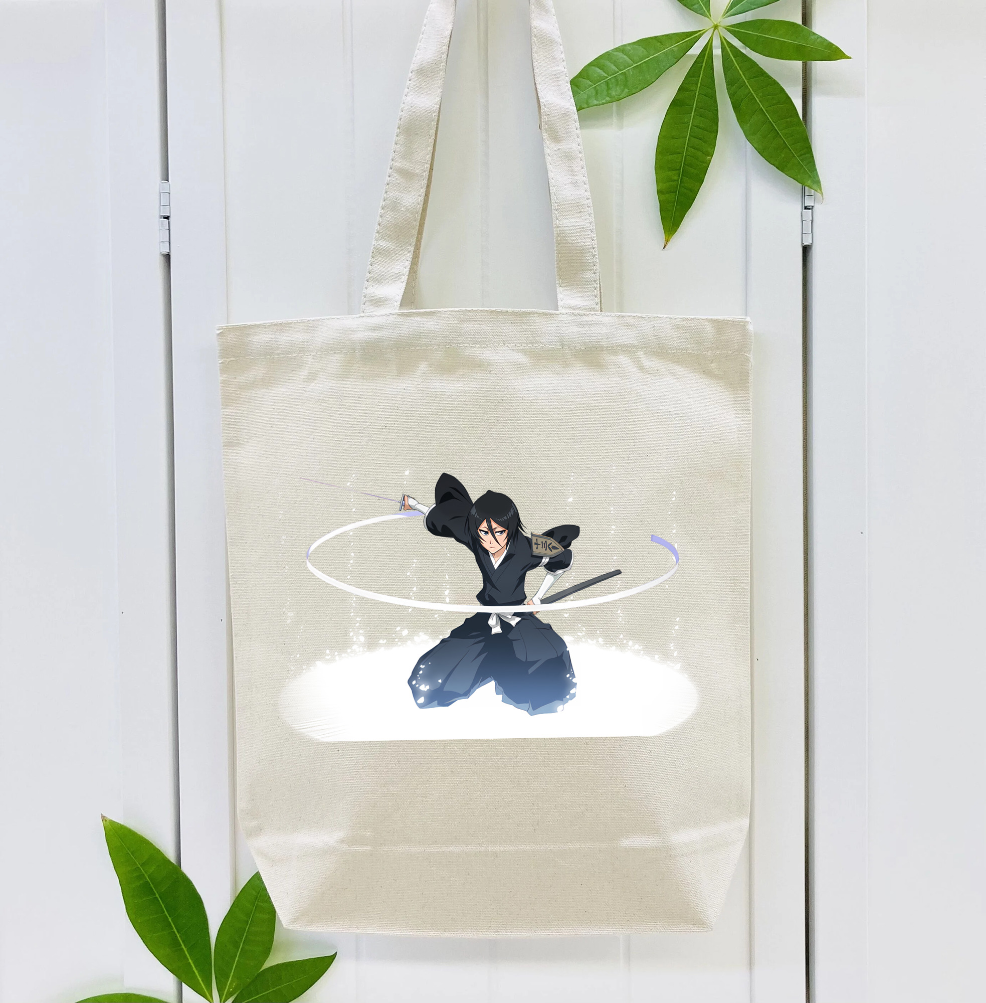 ブリーチ 朽木ルキア BLEACH Kuchiki Rukia 縦型キャンバス生地手提げバッグ　トートバッグ