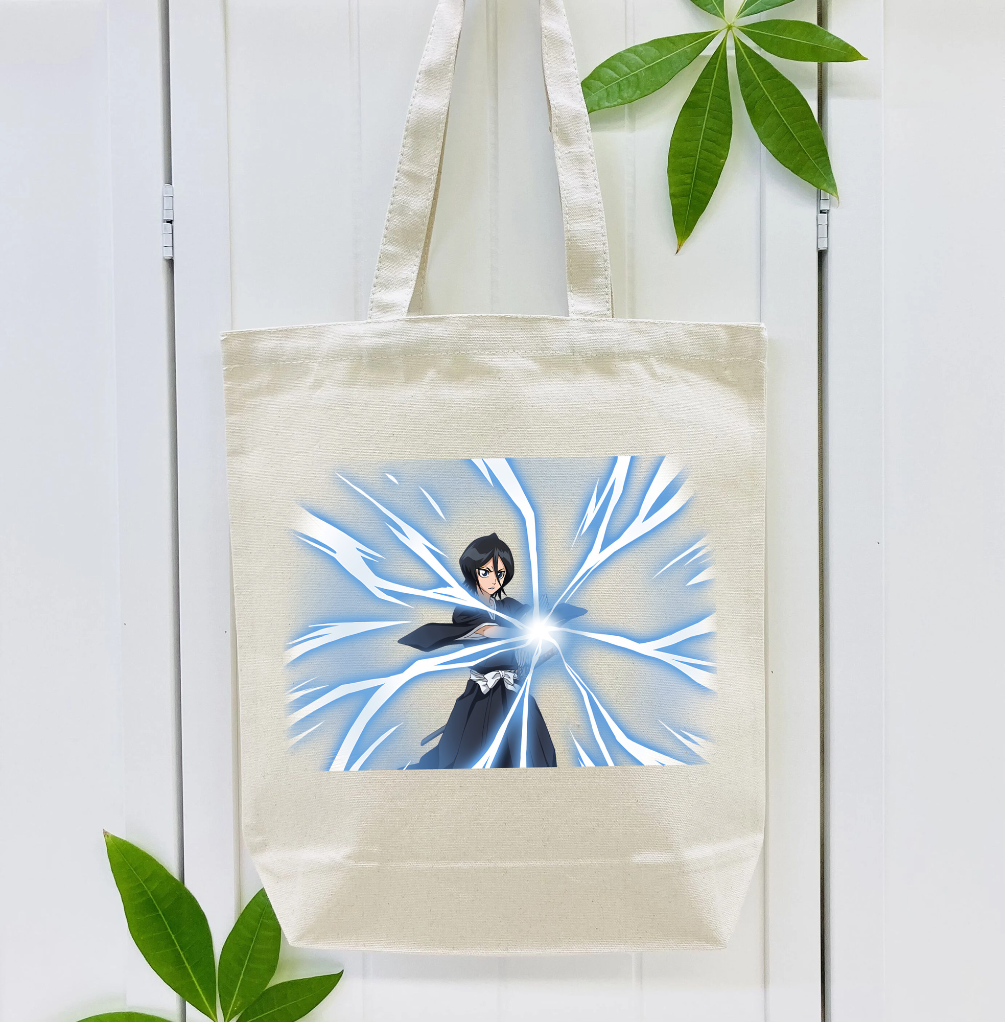 ブリーチ 朽木ルキア BLEACH Kuchiki Rukia 縦型キャンバス生地手提げバッグ　トートバッグ