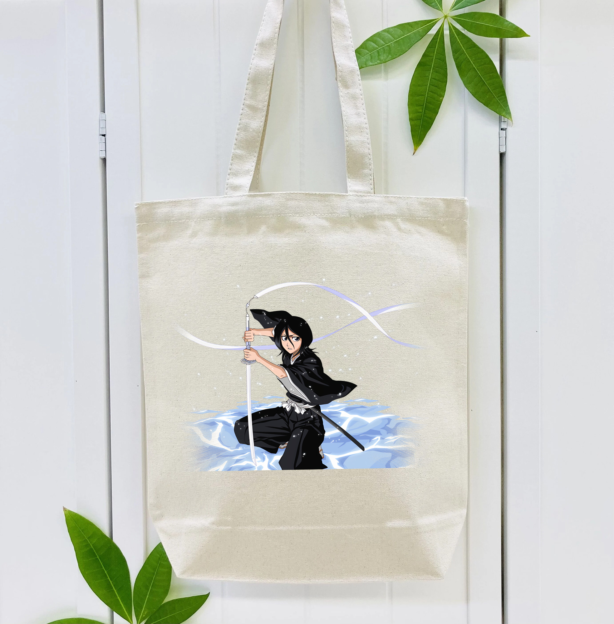 ブリーチ 朽木ルキア BLEACH Kuchiki Rukia 縦型キャンバス生地手提げバッグ　トートバッグ