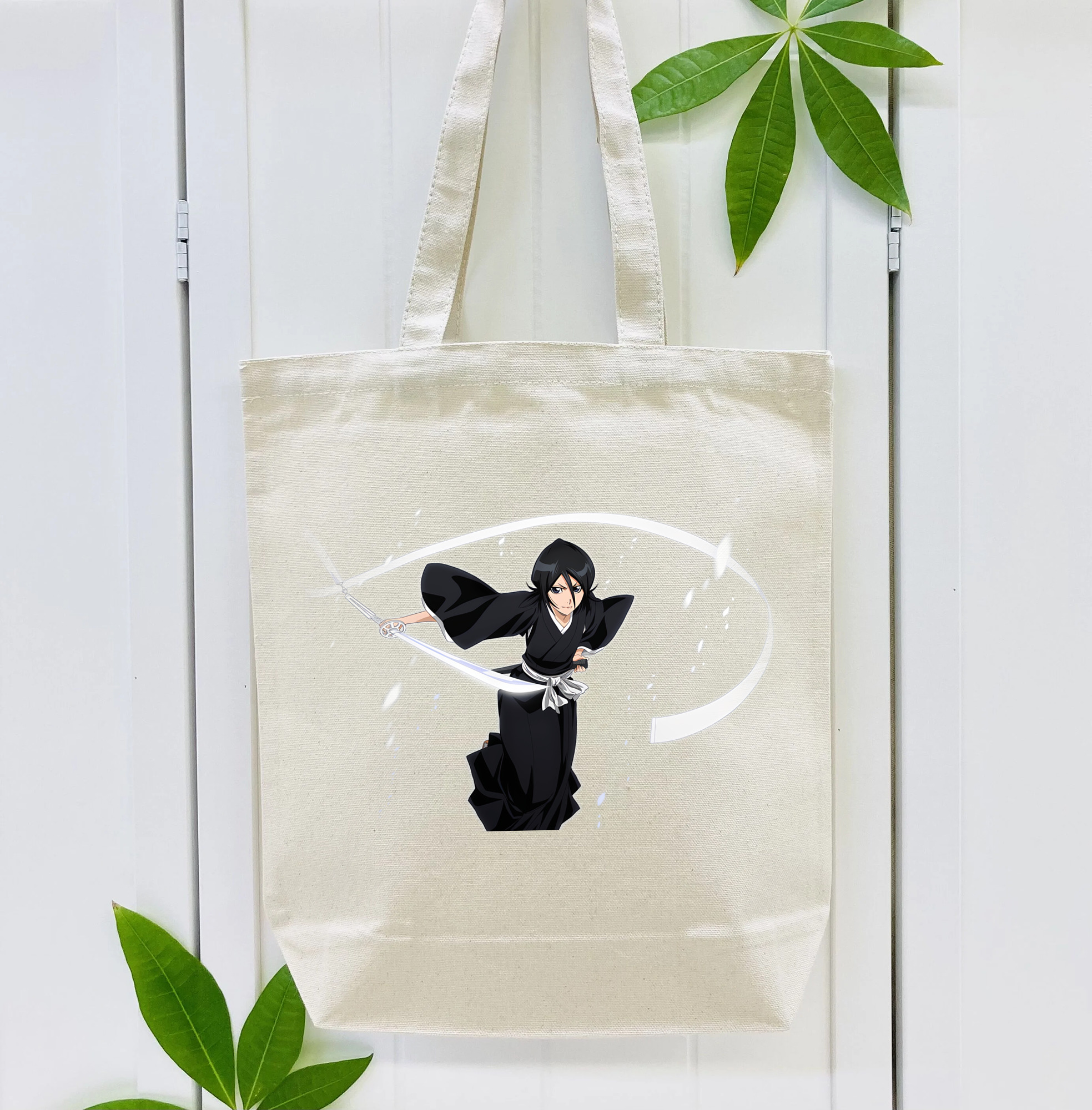 ブリーチ 朽木ルキア BLEACH Kuchiki Rukia 縦型キャンバス生地手提げバッグ　トートバッグ