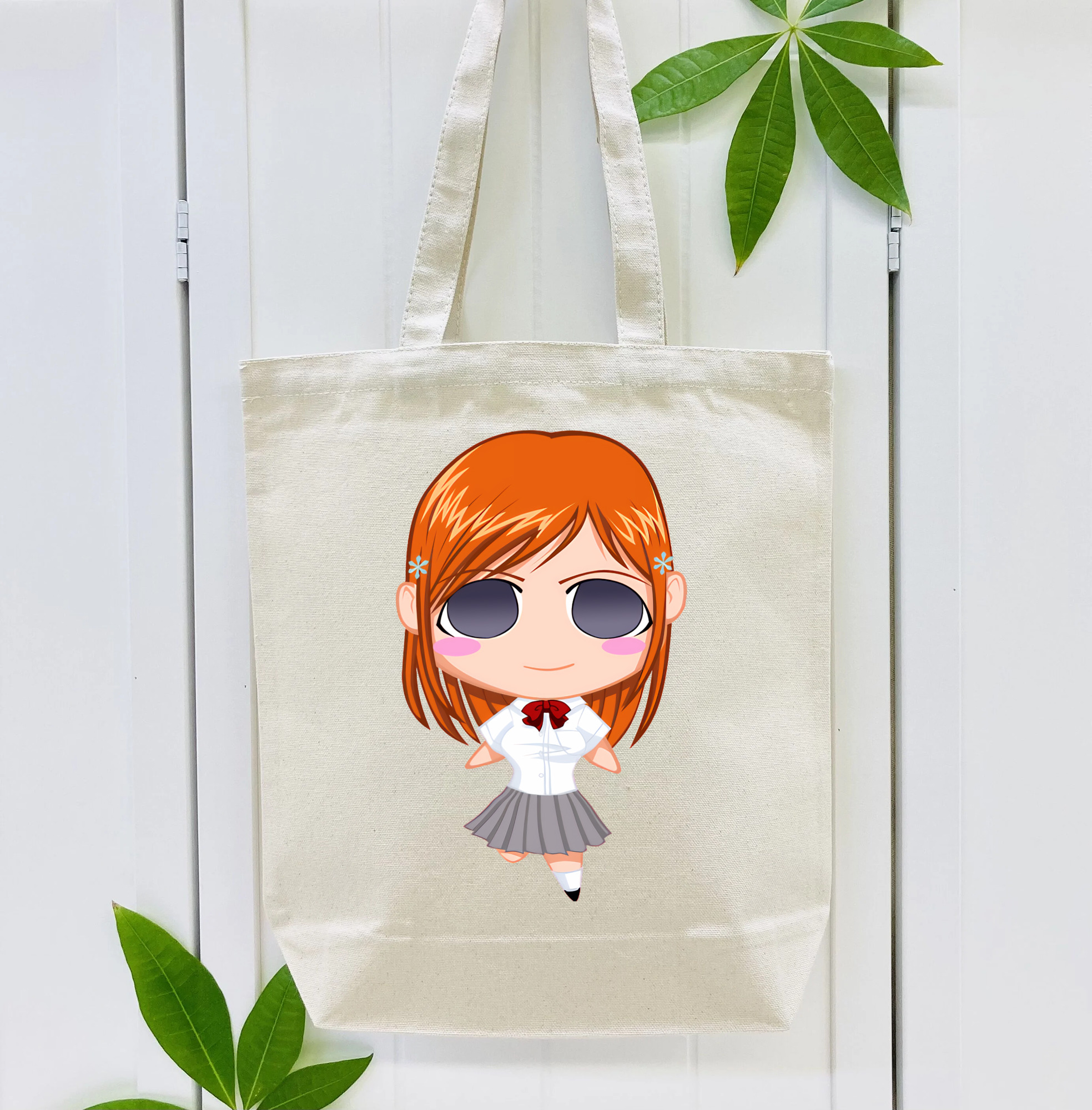 ブリーチ 井上織姫（いのうえおりひめ） BLEACH Inoue Orihime 縦型キャンバス生地手提げバッグ　トートバッグ
