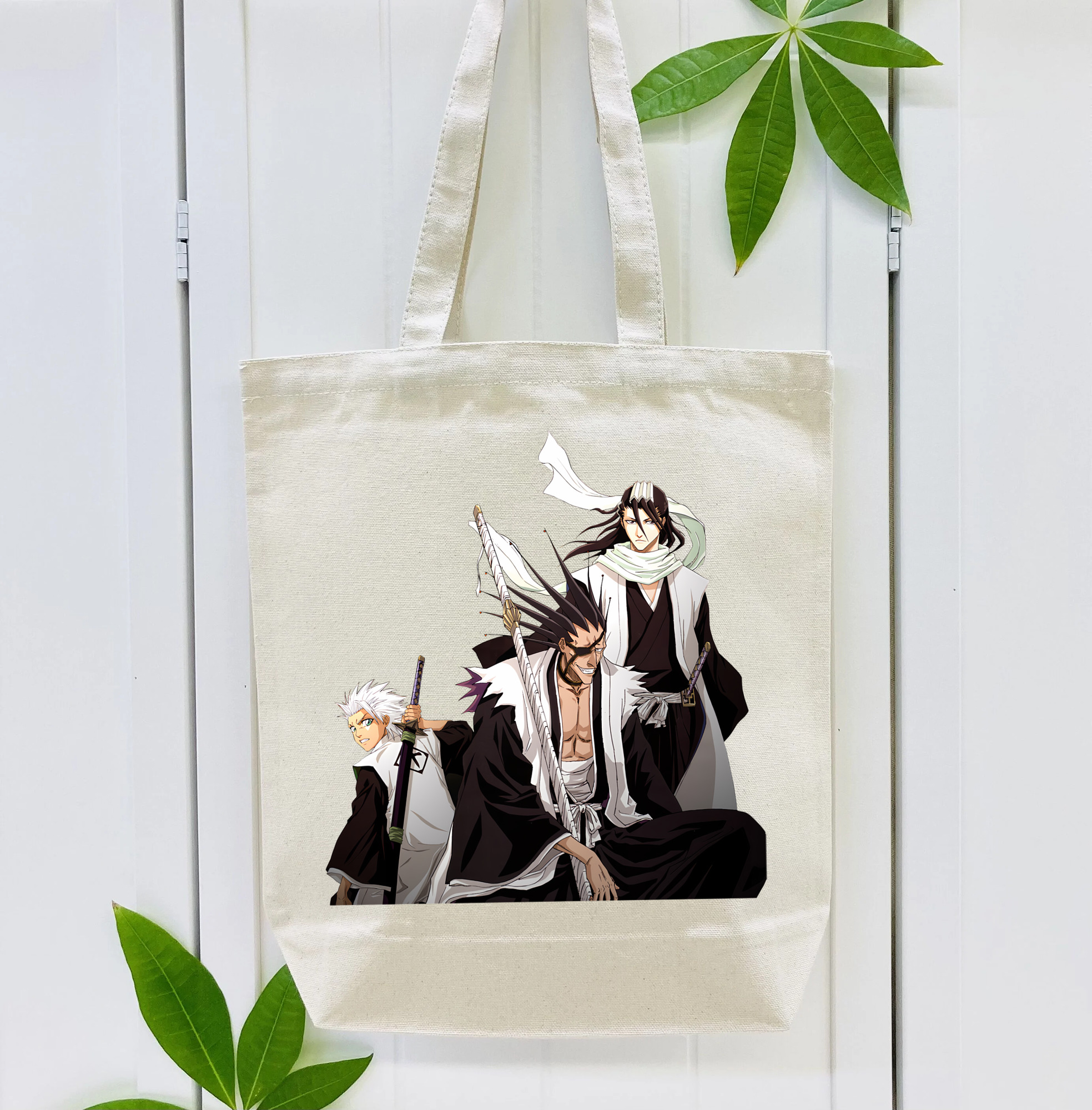 ブリーチ ざらき けんぱち BLEACH Zaraki Kenpachi 縦型キャンバス生地手提げバッグ　トートバッグ