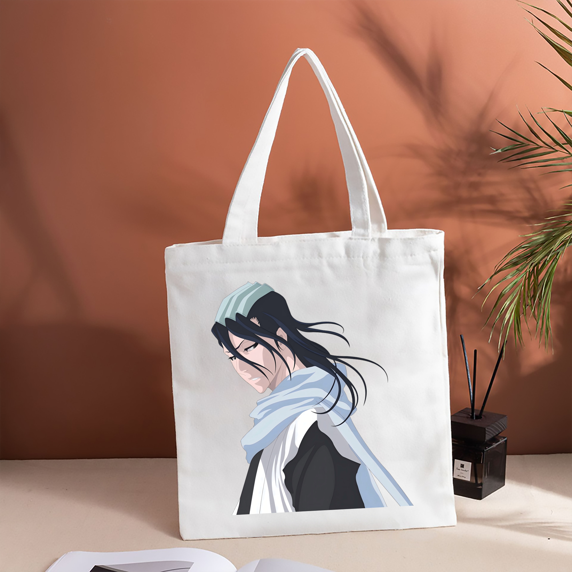 ブリーチ くちき びゃくや BLEACH Kuchiki Byakuya 縦型キャンバス生地手提げバッグ　トートバッグ