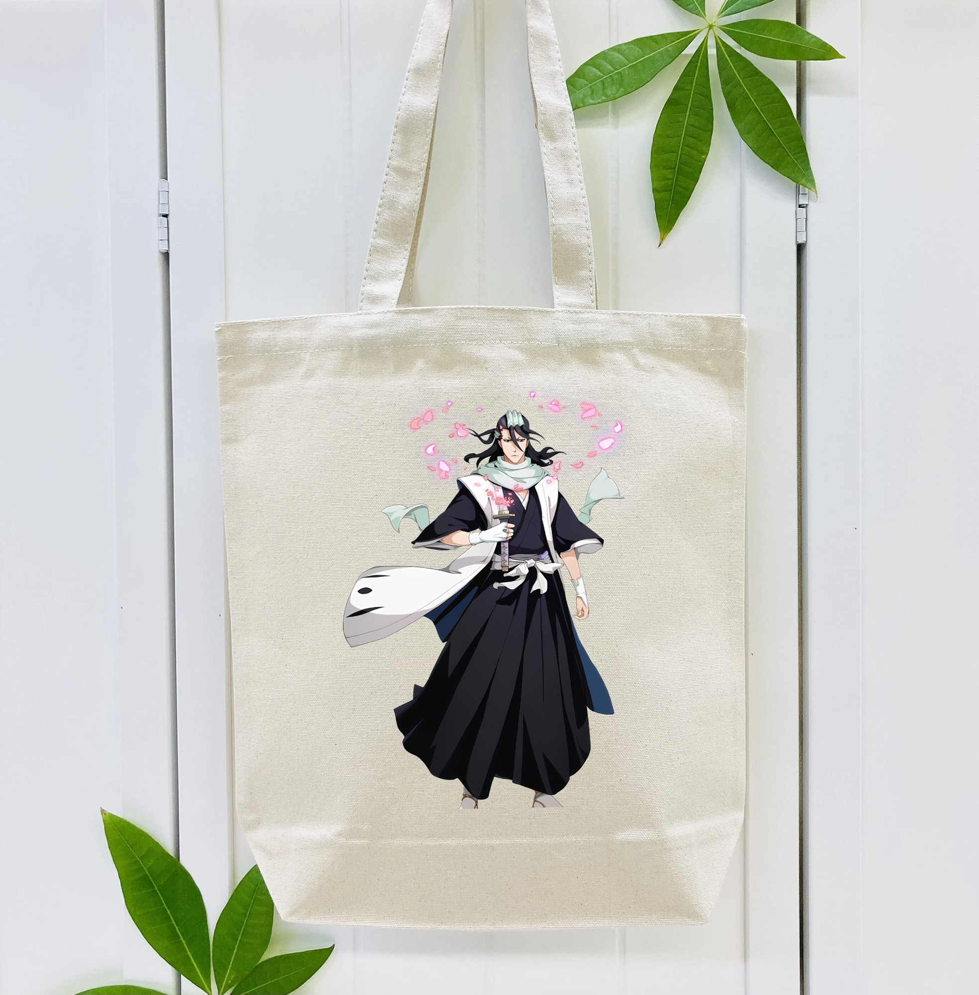 ブリーチ くちき びゃくや BLEACH Kuchiki Byakuya 縦型キャンバス生地手提げバッグ　トートバッグ