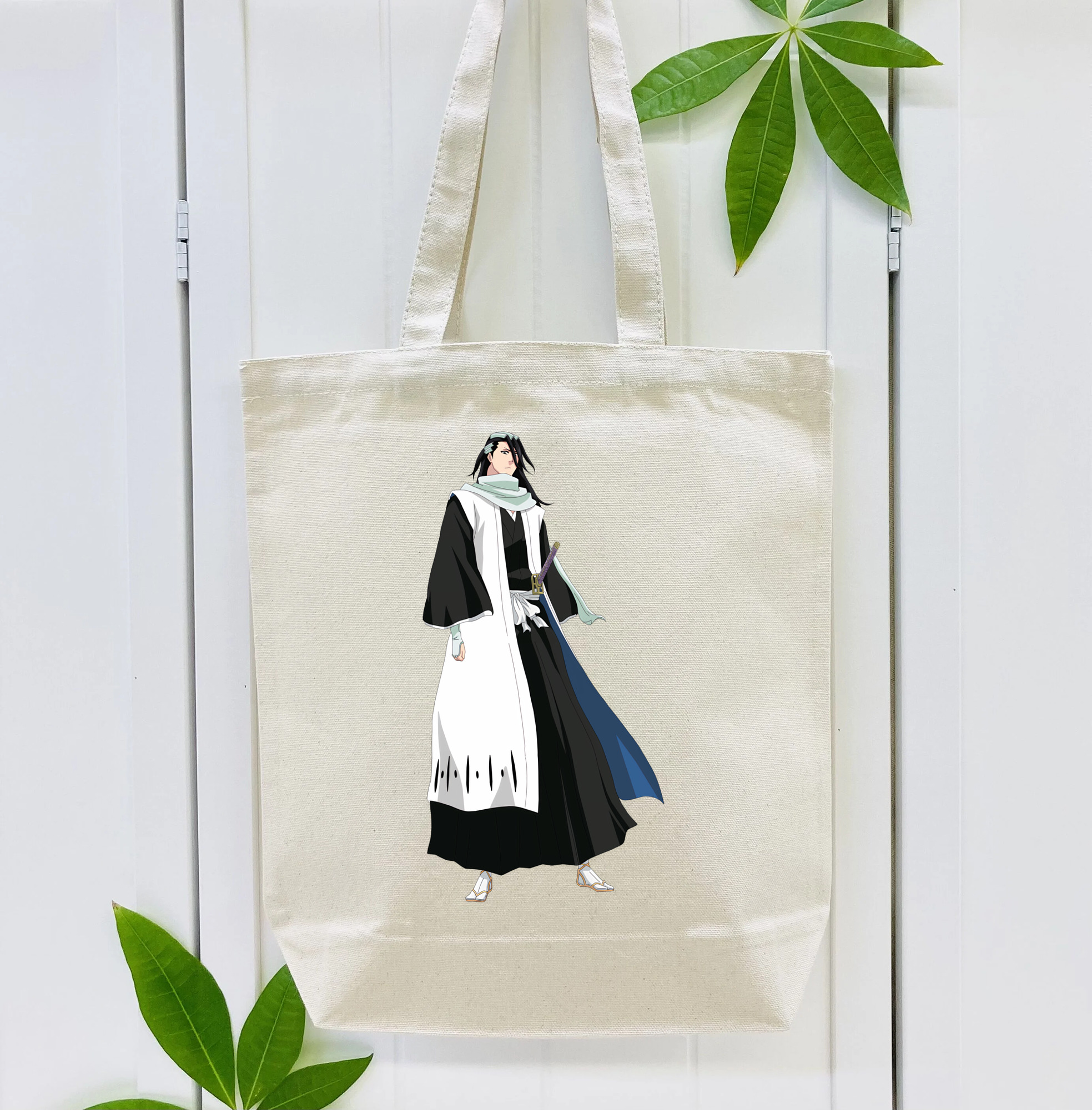 ブリーチ くちき びゃくや BLEACH Kuchiki Byakuya 縦型キャンバス生地手提げバッグ　トートバッグ