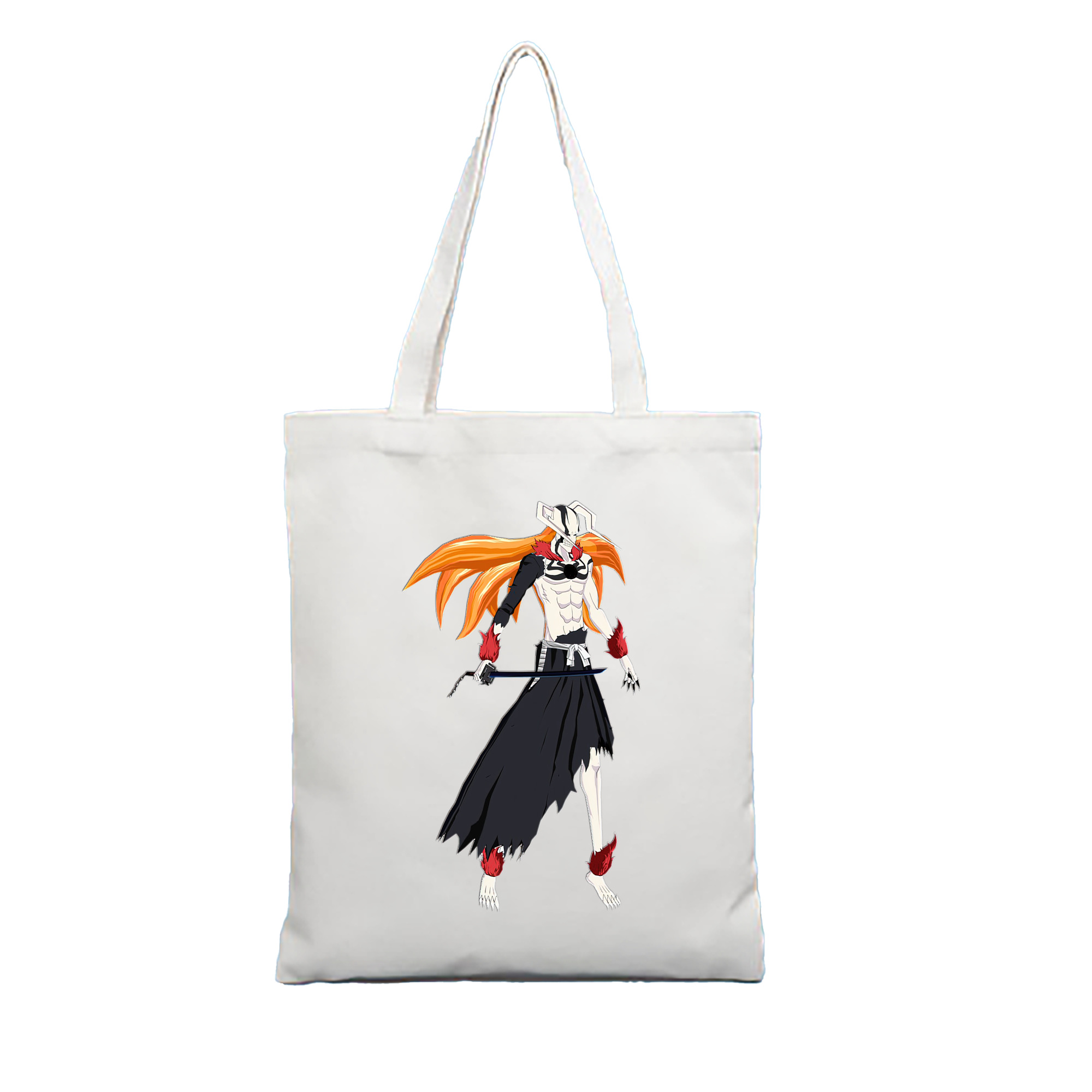 （画像用） ブリーチ 黒崎一護（くろさき いちご）BLEACH Kurosaki Ichigo 縦型キャンバス生地手提げバッグ　トートバッグ