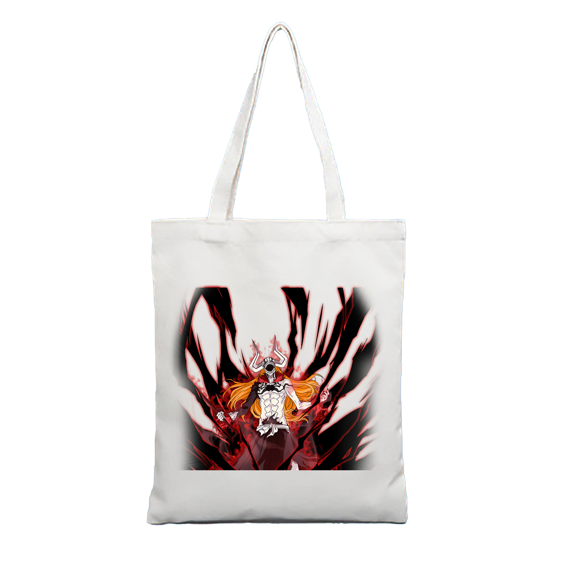 （画像用） ブリーチ 黒崎一護（くろさき いちご）BLEACH Kurosaki Ichigo 縦型キャンバス生地手提げバッグ　トートバッグ