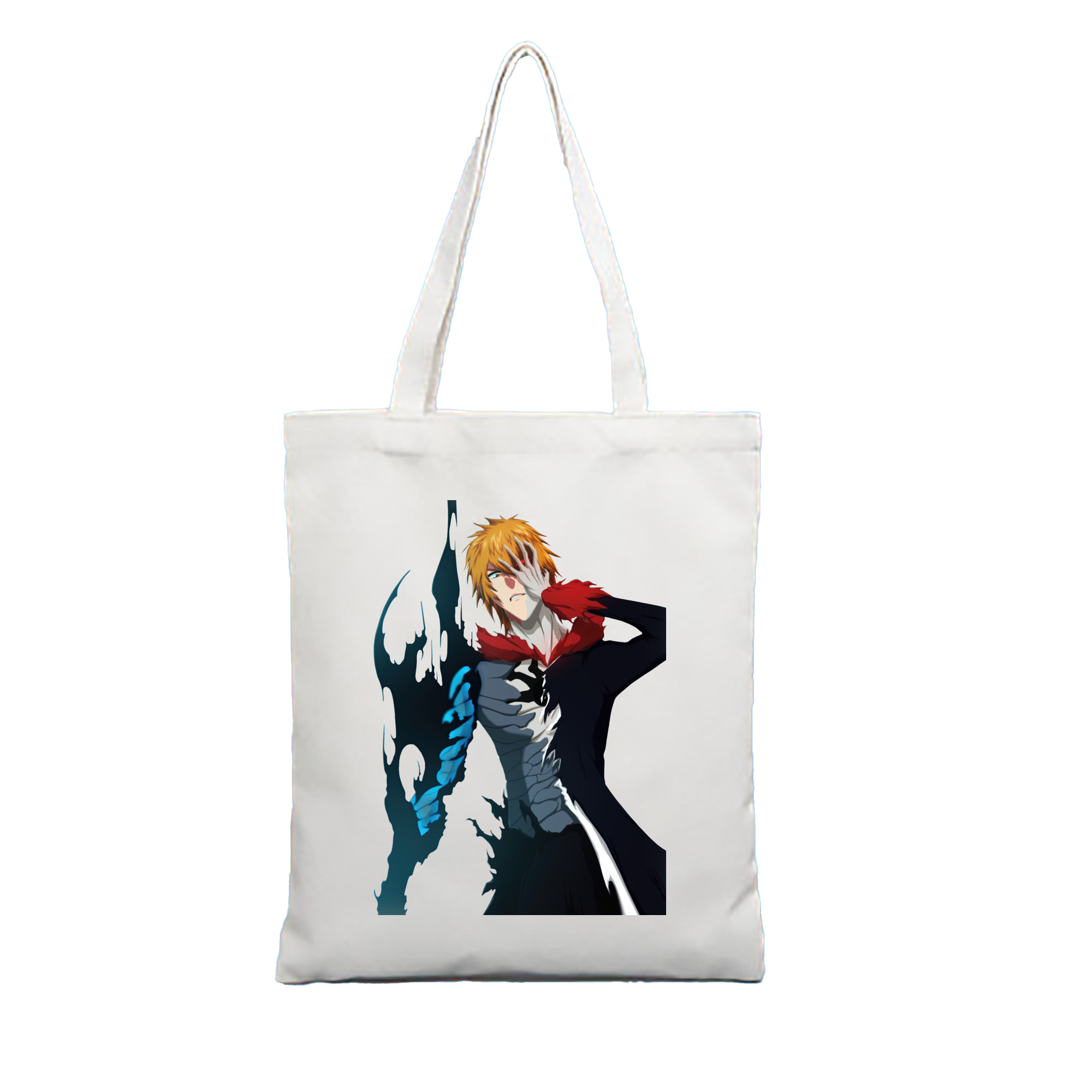 （画像用） ブリーチ 黒崎一護（くろさき いちご）BLEACH Kurosaki Ichigo 縦型キャンバス生地手提げバッグ　トートバッグ