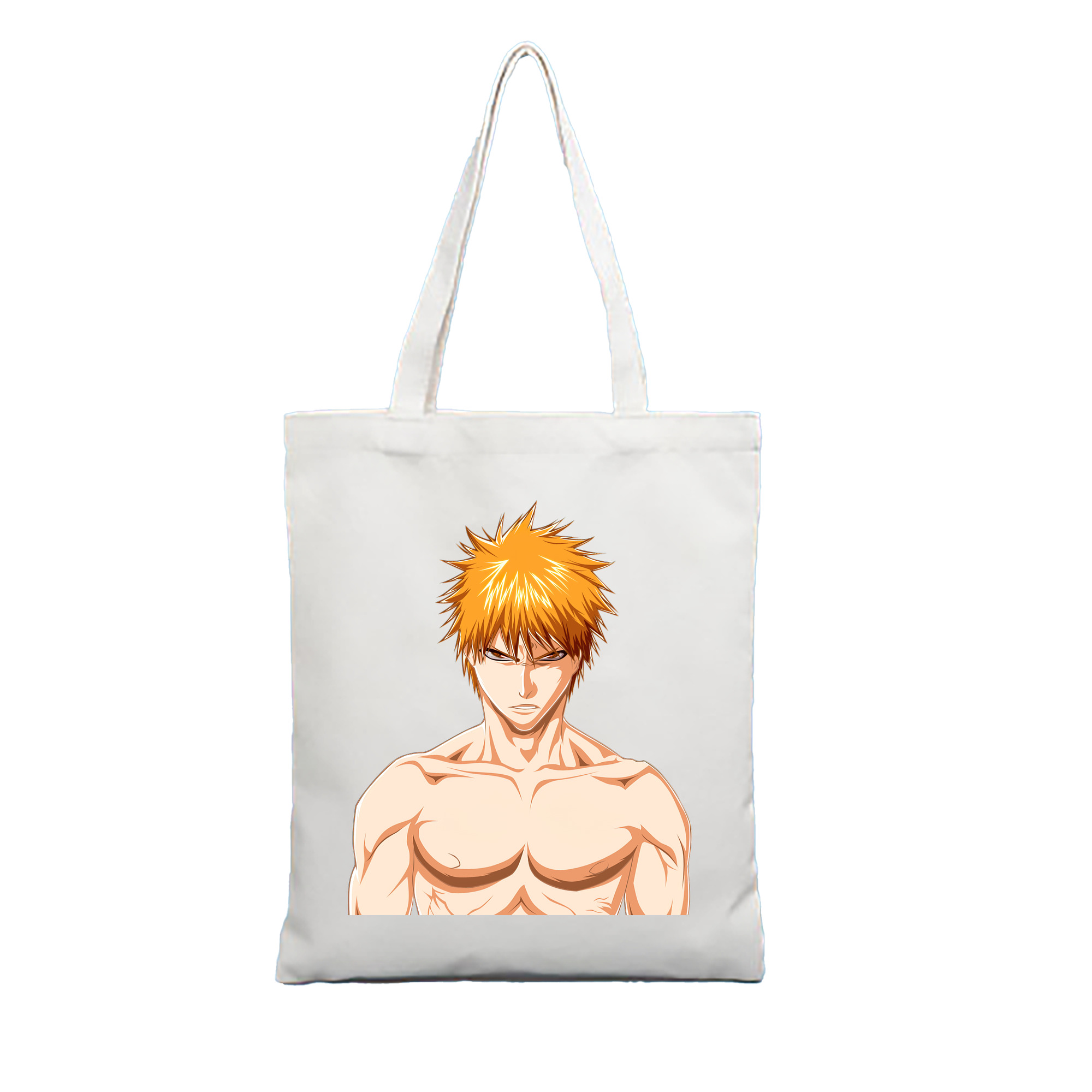（画像用） ブリーチ 黒崎一護（くろさき いちご）BLEACH Kurosaki Ichigo 縦型キャンバス生地手提げバッグ　トートバッグ