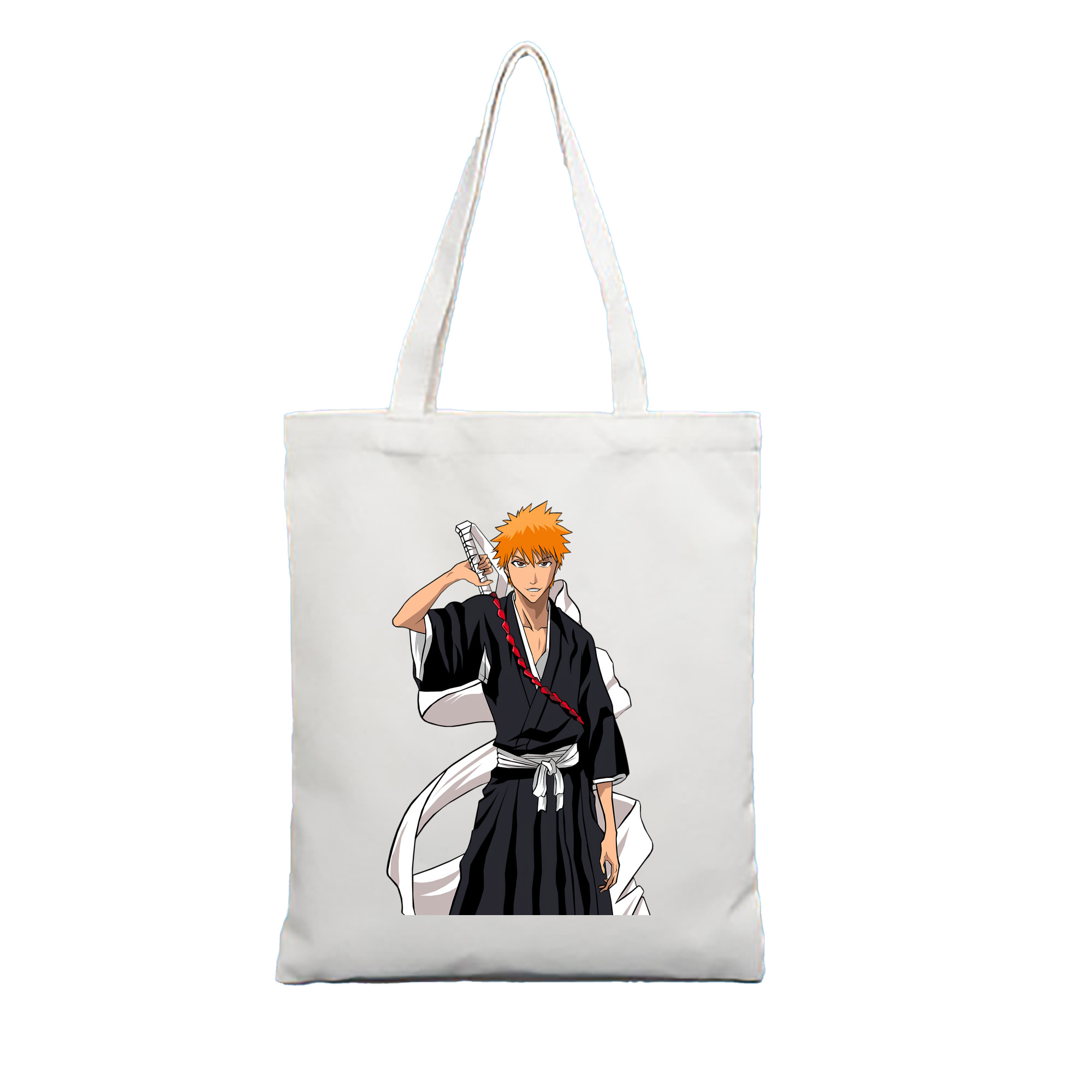 （画像用） ブリーチ 黒崎一護（くろさき いちご）BLEACH Kurosaki Ichigo 縦型キャンバス生地手提げバッグ　トートバッグ