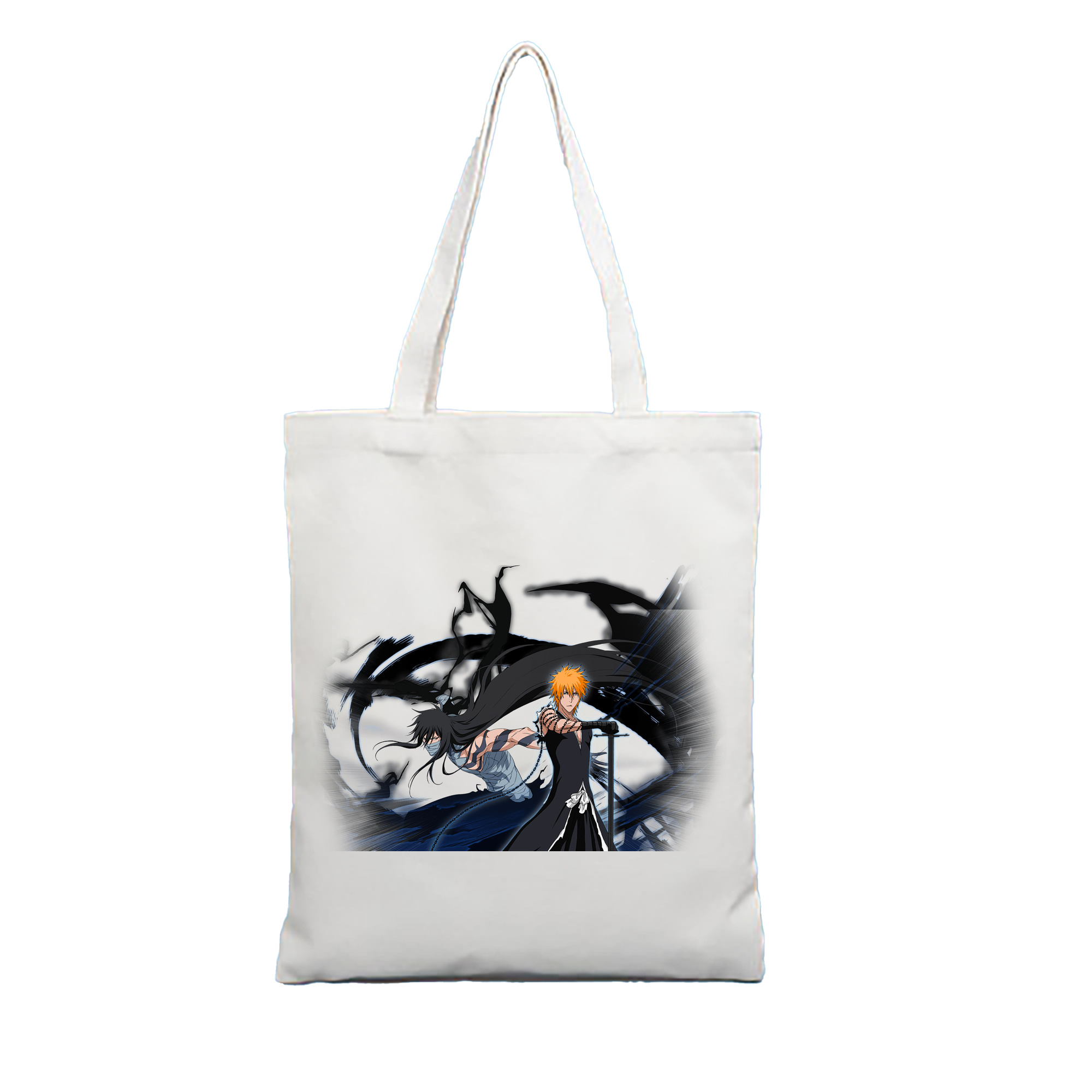（画像用） ブリーチ 黒崎一護（くろさき いちご）BLEACH Kurosaki Ichigo 縦型キャンバス生地手提げバッグ　トートバッグ
