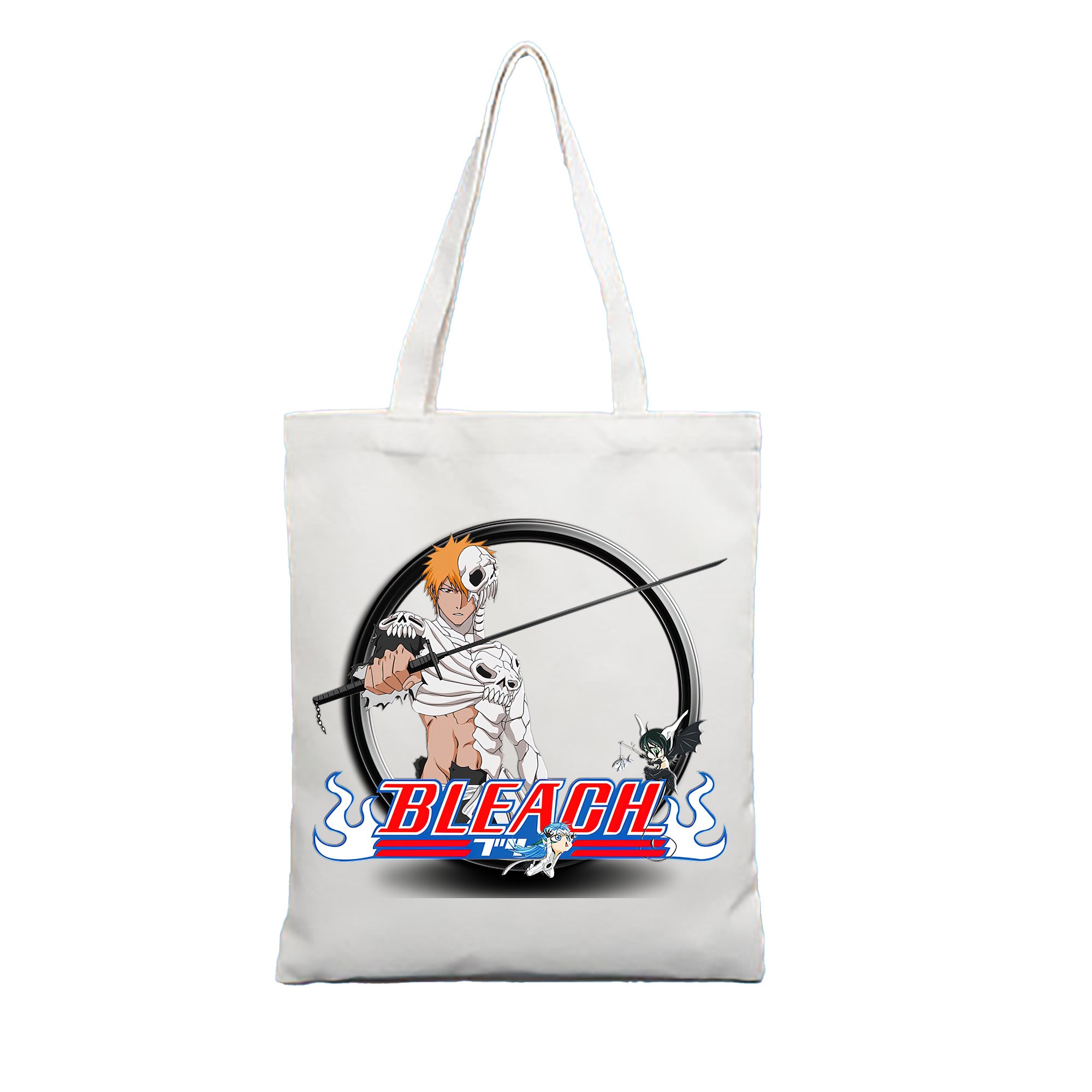 （画像用） ブリーチ 黒崎一護（くろさき いちご）BLEACH Kurosaki Ichigo 縦型キャンバス生地手提げバッグ　トートバッグ