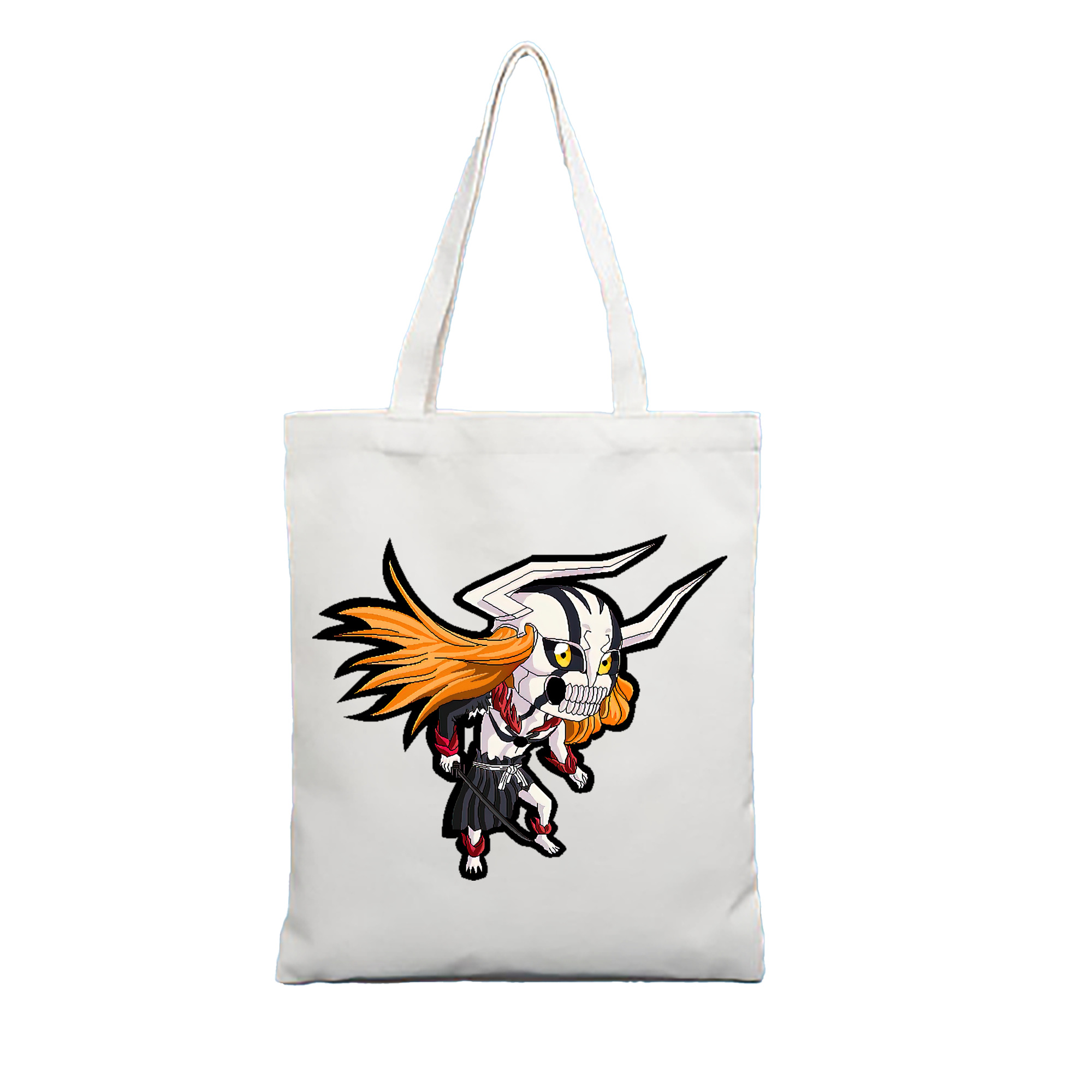 （画像用） ブリーチ 黒崎一護（くろさき いちご）BLEACH Kurosaki Ichigo 縦型キャンバス生地手提げバッグ　トートバッグ