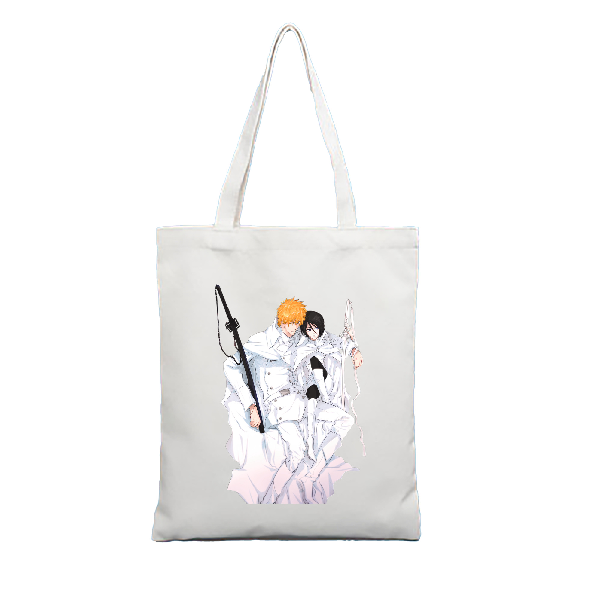 （画像用） ブリーチ 黒崎一護（くろさき いちご）BLEACH Kurosaki Ichigo 縦型キャンバス生地手提げバッグ　トートバッグ