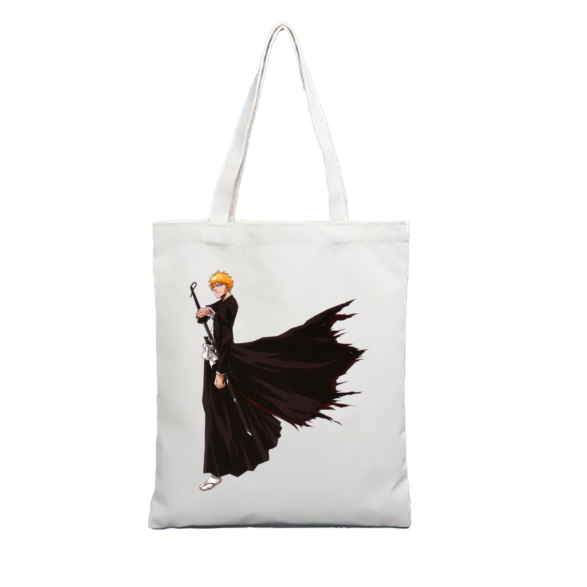 （画像用） ブリーチ 黒崎一護（くろさき いちご）BLEACH Kurosaki Ichigo 縦型キャンバス生地手提げバッグ　トートバッグ