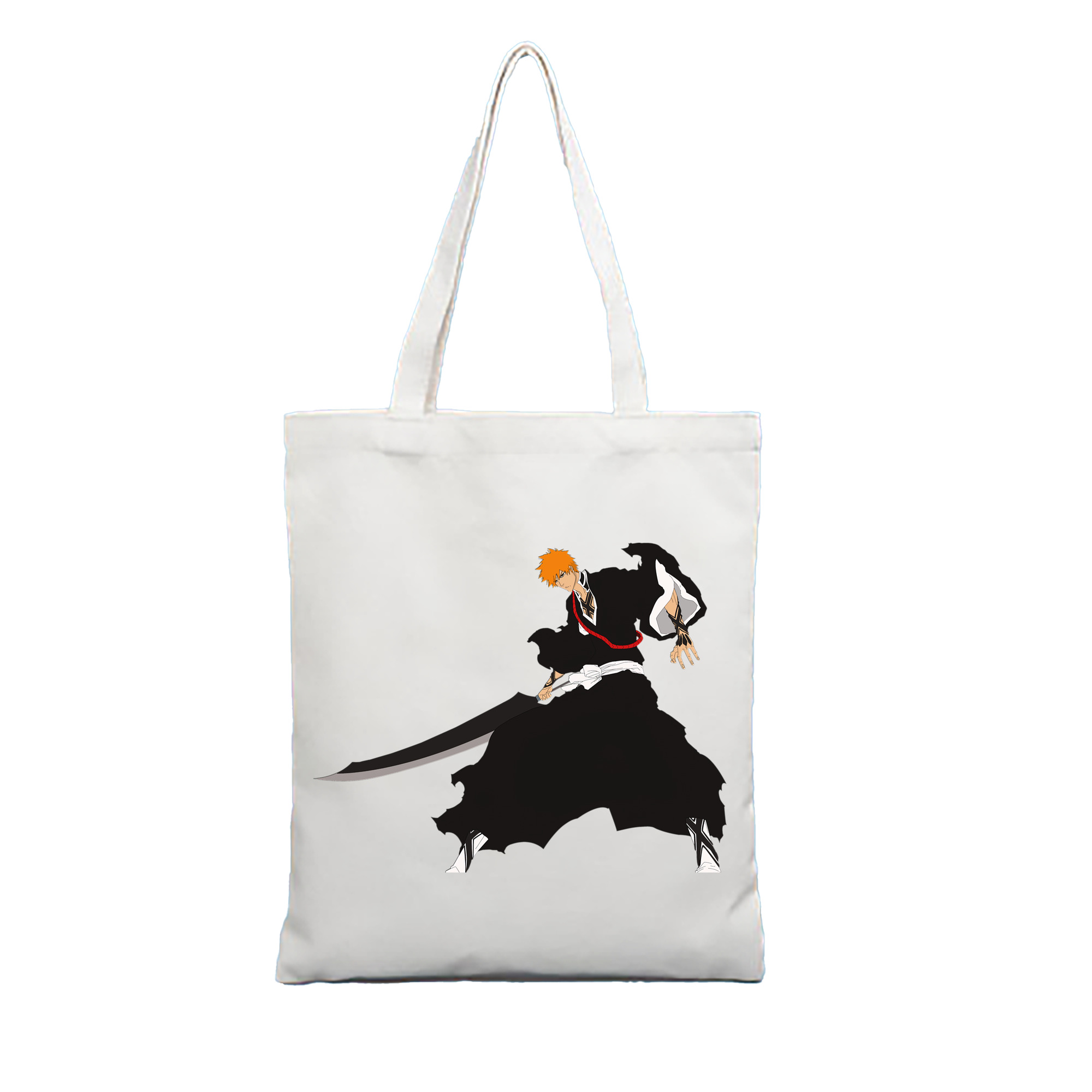 （画像用） ブリーチ 黒崎一護（くろさき いちご）BLEACH Kurosaki Ichigo 縦型キャンバス生地手提げバッグ　トートバッグ