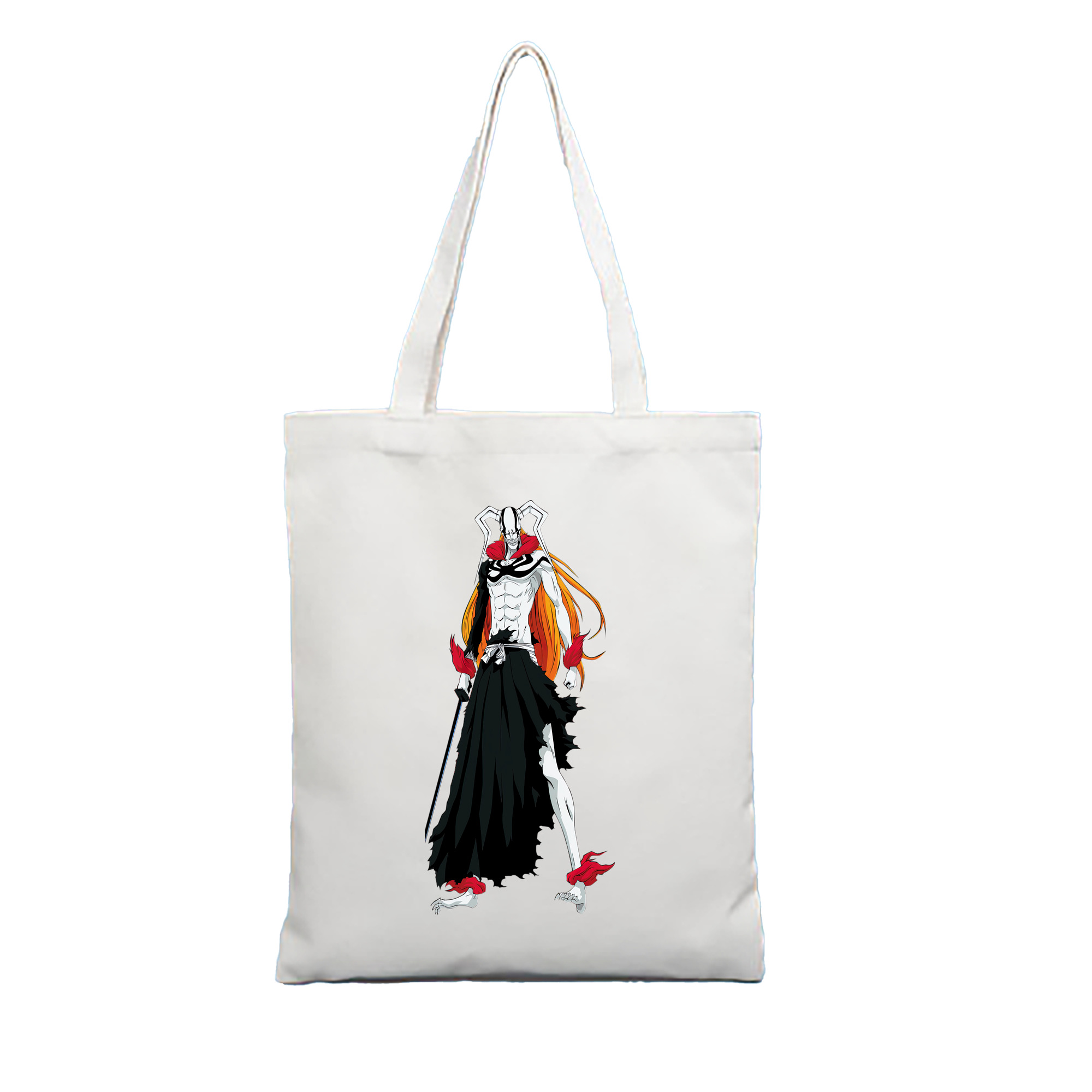 （画像用） ブリーチ 黒崎一護（くろさき いちご）BLEACH Kurosaki Ichigo 縦型キャンバス生地手提げバッグ　トートバッグ
