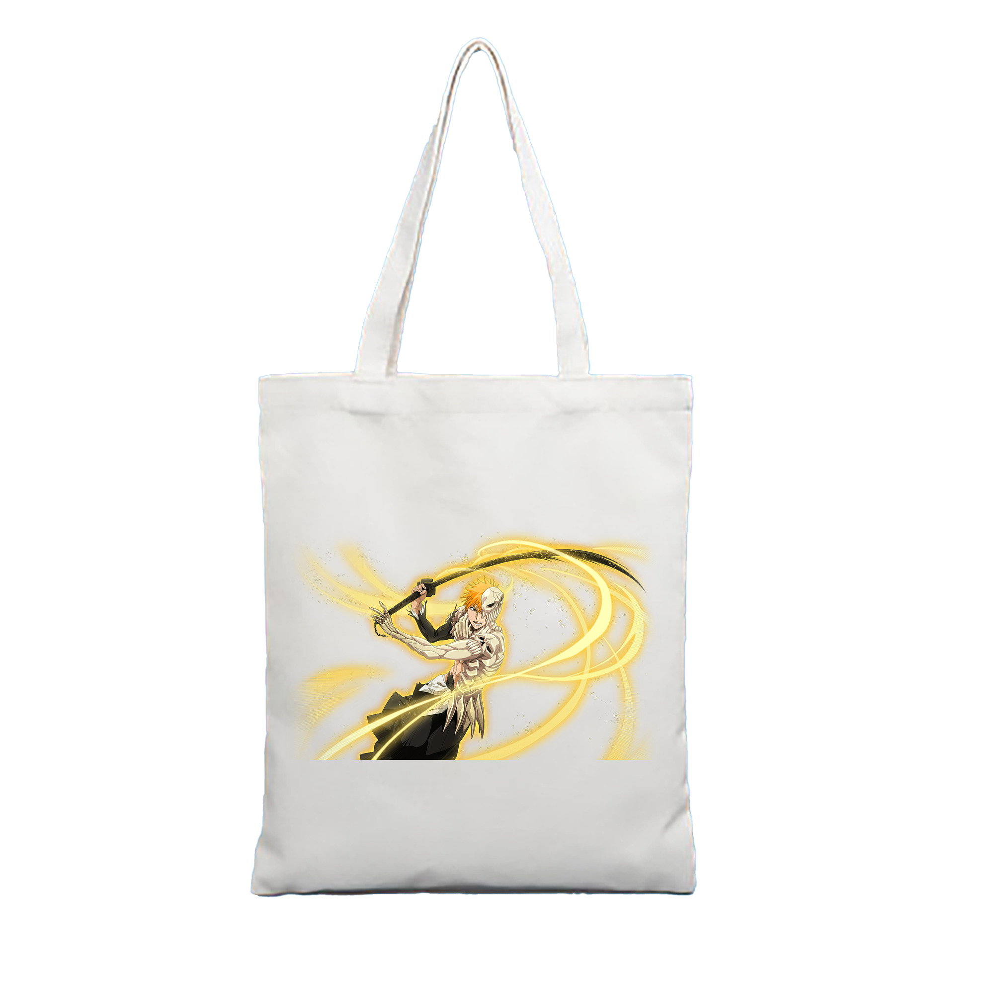（画像用） ブリーチ 黒崎一護（くろさき いちご）BLEACH Kurosaki Ichigo 縦型キャンバス生地手提げバッグ　トートバッグ