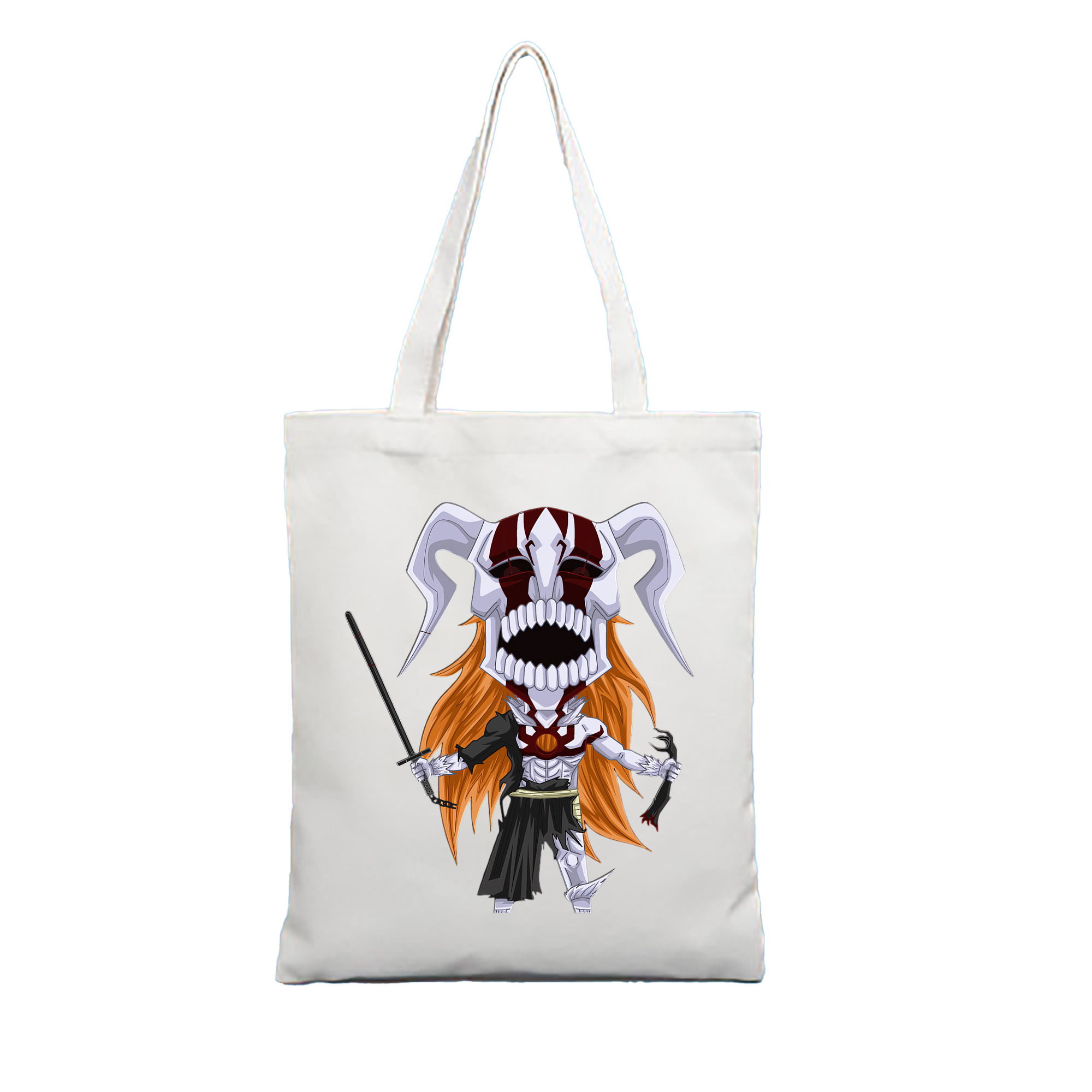 （画像用） ブリーチ 黒崎一護（くろさき いちご）BLEACH Kurosaki Ichigo 縦型キャンバス生地手提げバッグ　トートバッグ