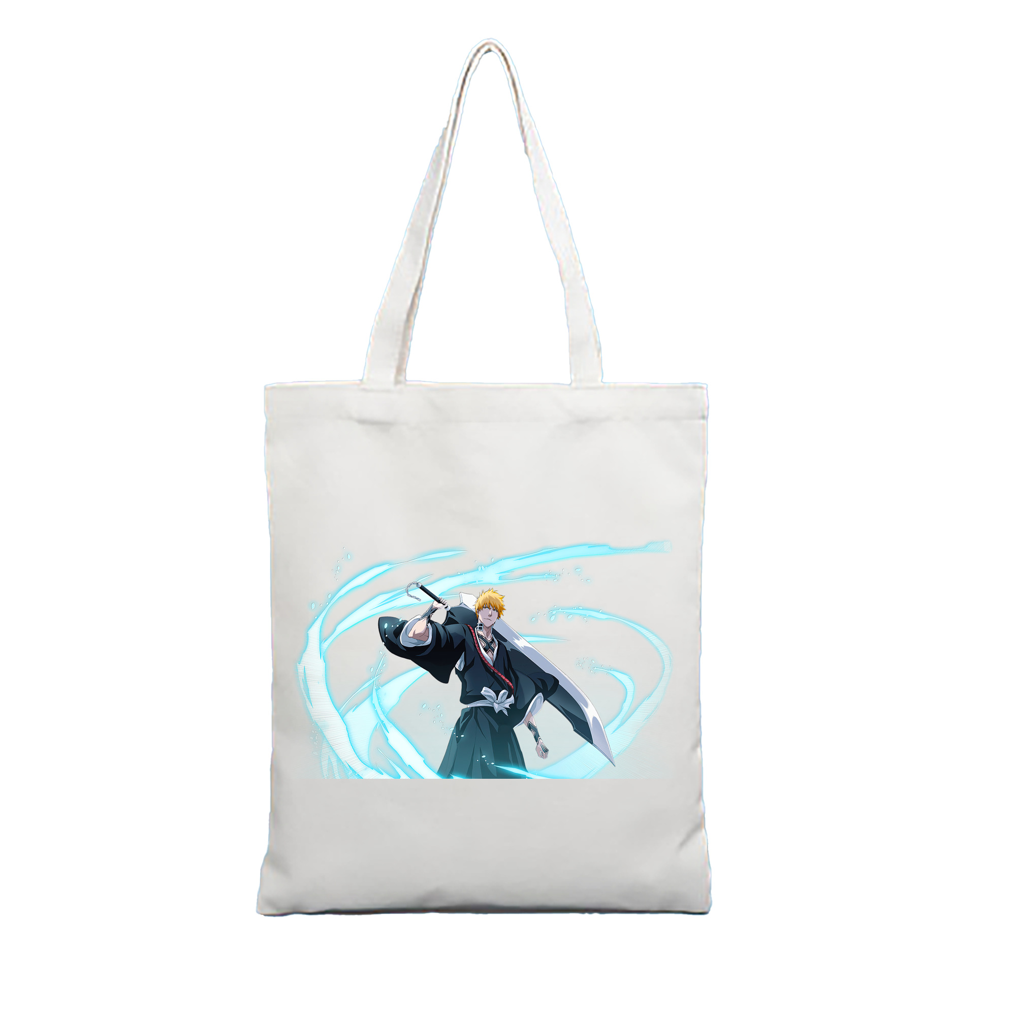 （画像用） ブリーチ 黒崎一護（くろさき いちご）BLEACH Kurosaki Ichigo 縦型キャンバス生地手提げバッグ　トートバッグ