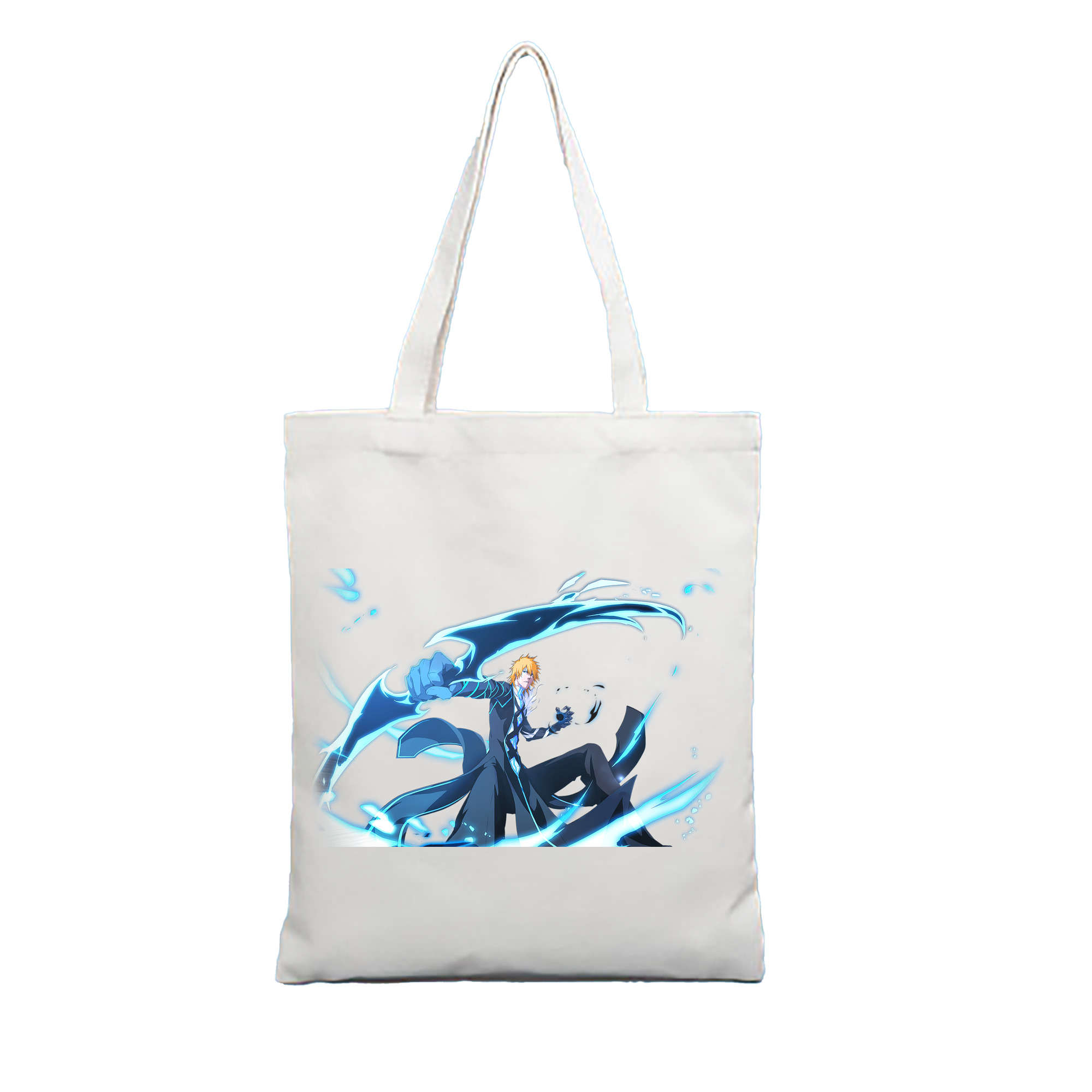（画像用） ブリーチ 黒崎一護（くろさき いちご）BLEACH Kurosaki Ichigo 縦型キャンバス生地手提げバッグ　トートバッグ
