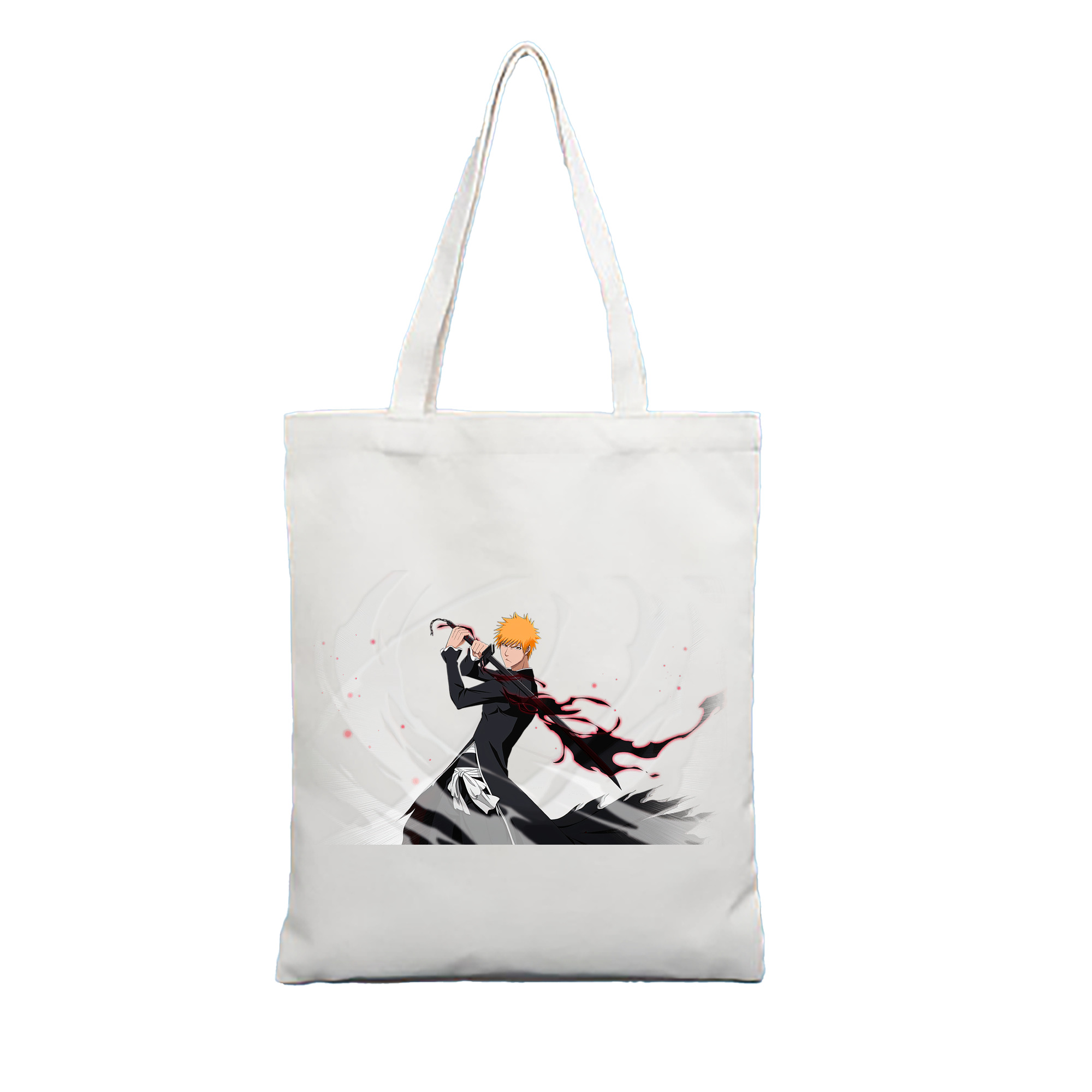 （画像用） ブリーチ 黒崎一護（くろさき いちご）BLEACH Kurosaki Ichigo 縦型キャンバス生地手提げバッグ　トートバッグ