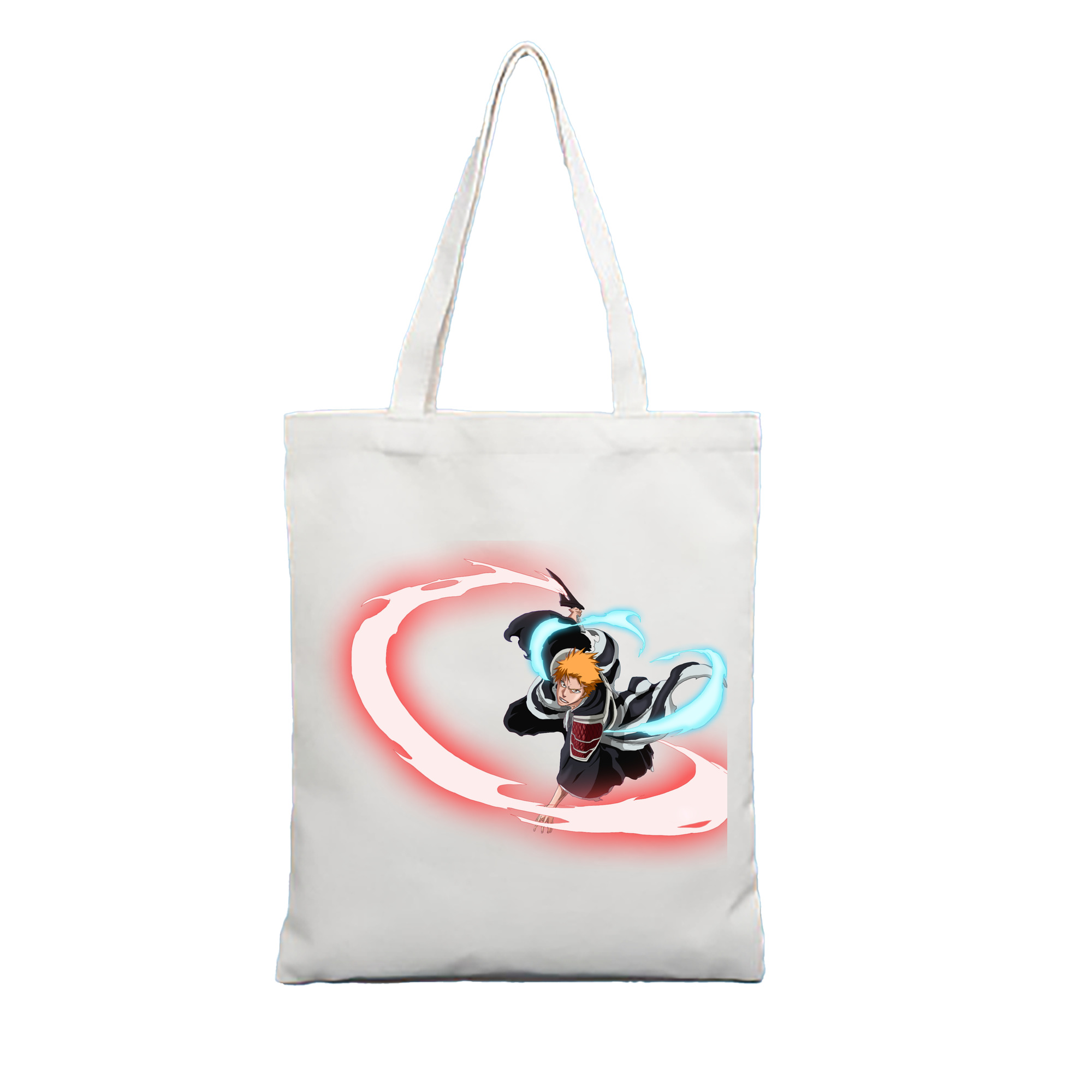 （画像用） ブリーチ 黒崎一護（くろさき いちご）BLEACH Kurosaki Ichigo 縦型キャンバス生地手提げバッグ　トートバッグ