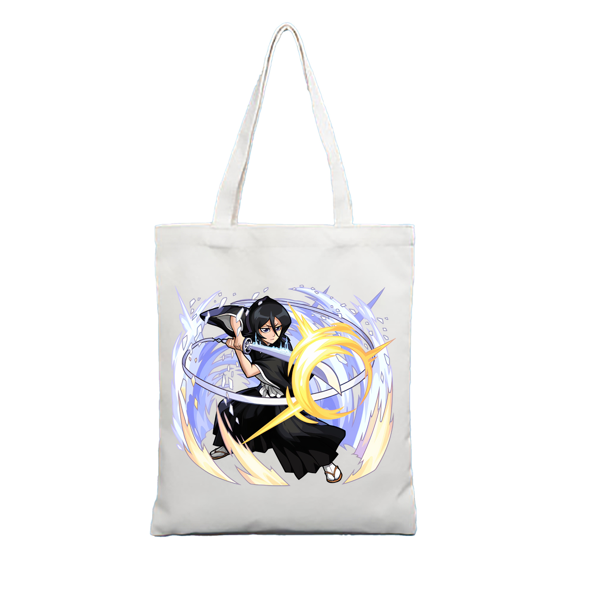（画像用） ブリーチ 朽木ルキア BLEACH Kuchiki Rukia 縦型キャンバス生地手提げバッグ　トートバッグ