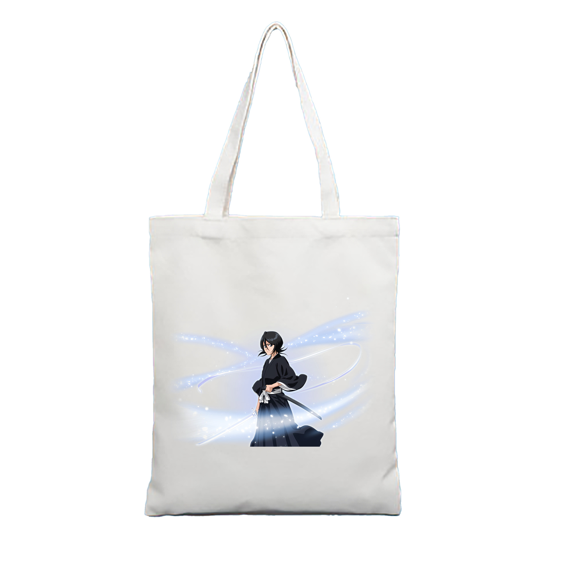（画像用） ブリーチ 朽木ルキア BLEACH Kuchiki Rukia 縦型キャンバス生地手提げバッグ　トートバッグ